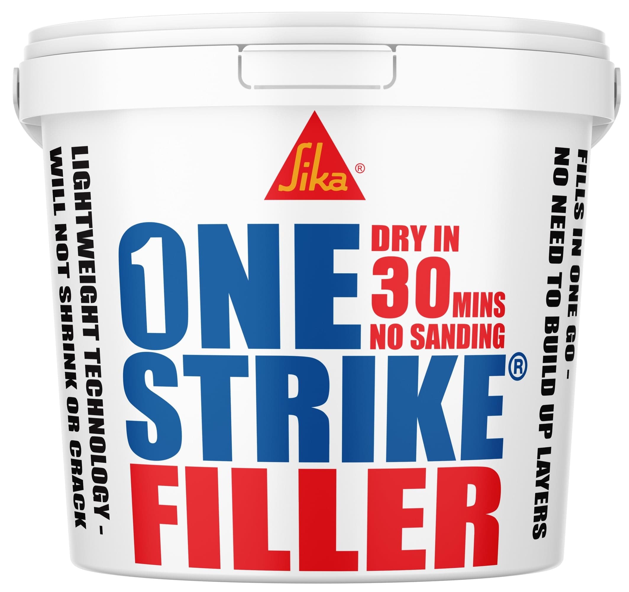 Everbuild One Strike Multi-Purpose Ready To Use Filler, White, 1 Litre