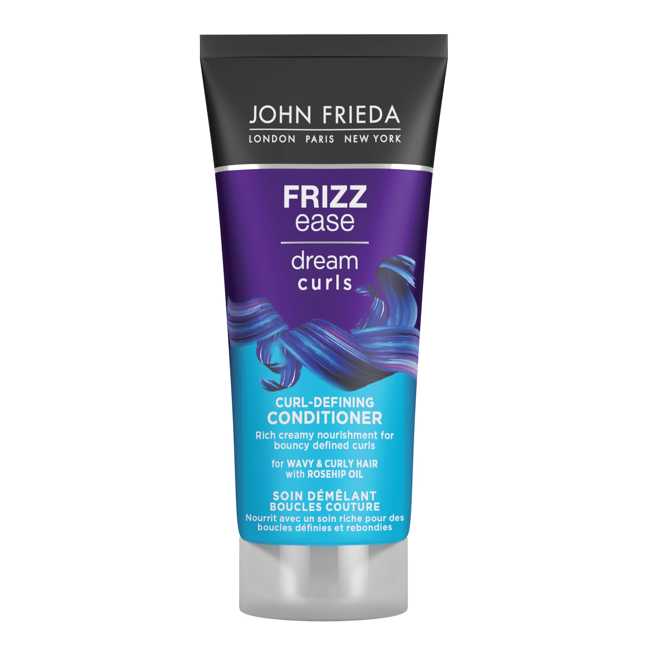 John Frieda Dream Curls Conditioner 75ml, Mini Conditioner for Curly Hair, Travel Conditioner for Curls