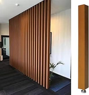 Room Divider Modern DIY Room Divider for Privacy Screen/Doorway/Studio Apartment, Square Wall Partition Floor to Ceiling Design, Easy to Install & Remove (Color : 1pc Height, Size : 130cm/51.2in/4