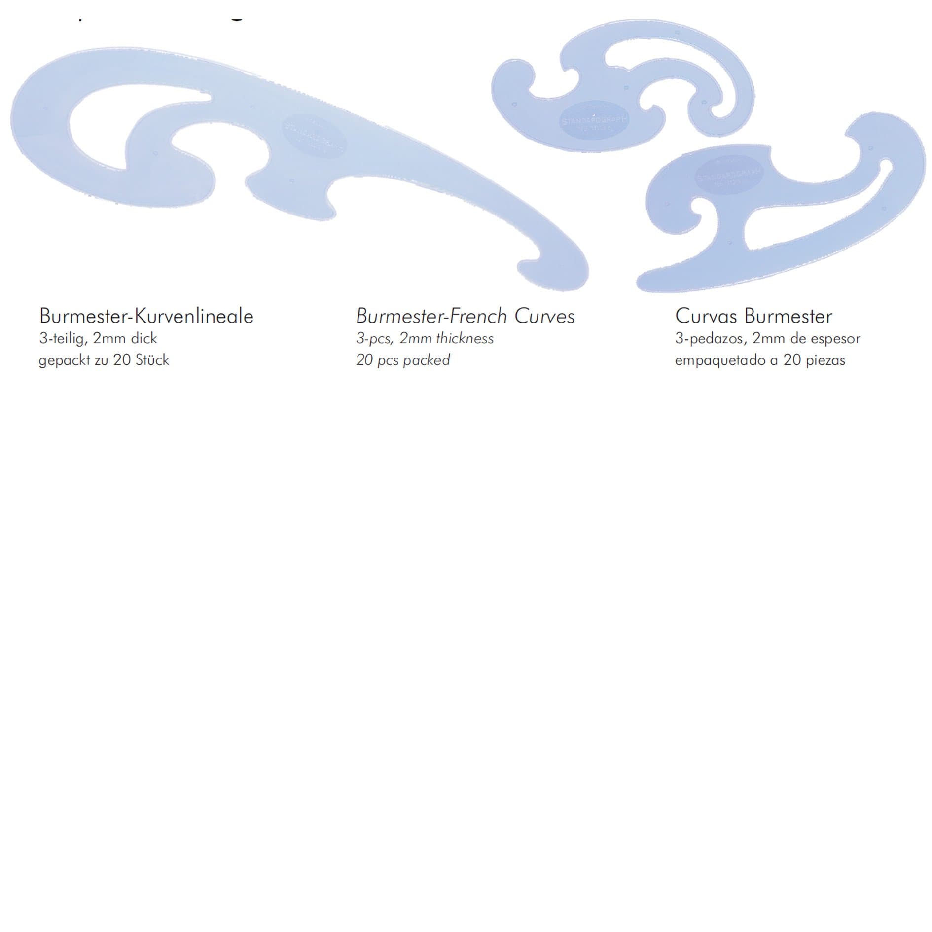 Standardgraph Burmester French Curves