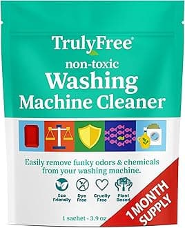 Truly Free Laundry Washing Machine Cleaner - Wash & Cleans Front Load & Top L...