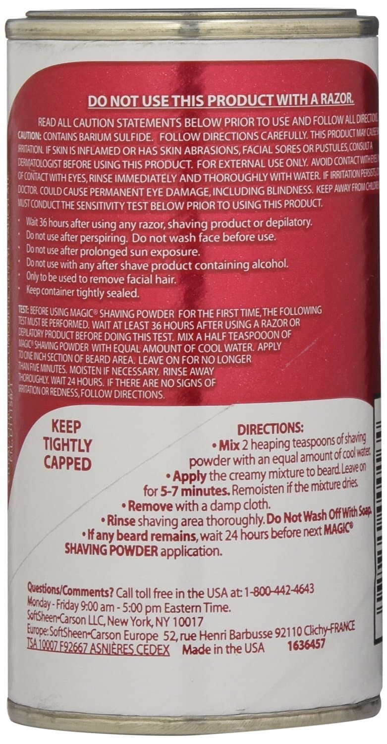 MagicRed Shaving Powder 133 ml Extra Strength Depilatory (3-Pack)