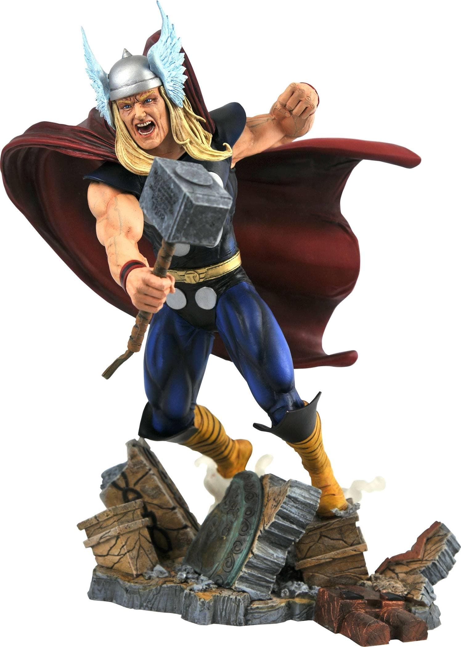 Diamond Select Toys Marvel Gallery Thor PVC Statue, Multicolor, 9 inches