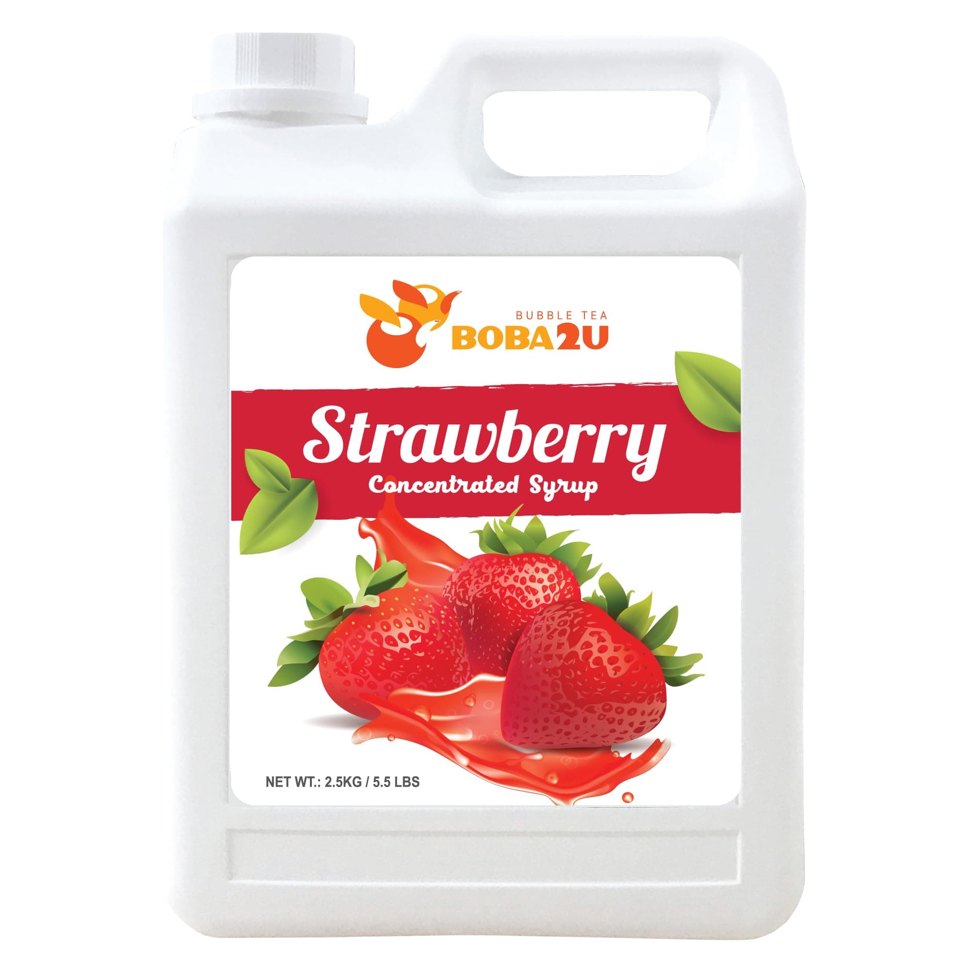CONCENTRATED SYRUP STRAWBERRY 5.5 LBS