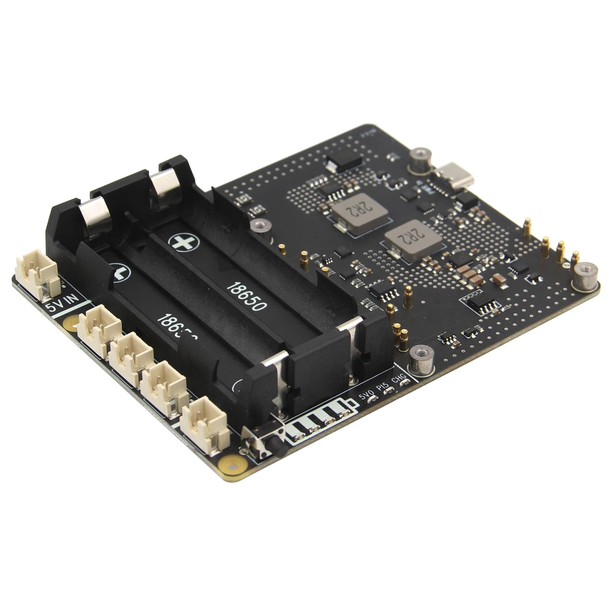 Geekworm X1201 Ultra-Thin 5V UPS Shield for Raspberry Pi 5 |Max 5.1V 5A Output| Auto Power On|Safe Shutdown|Power Loss Detection