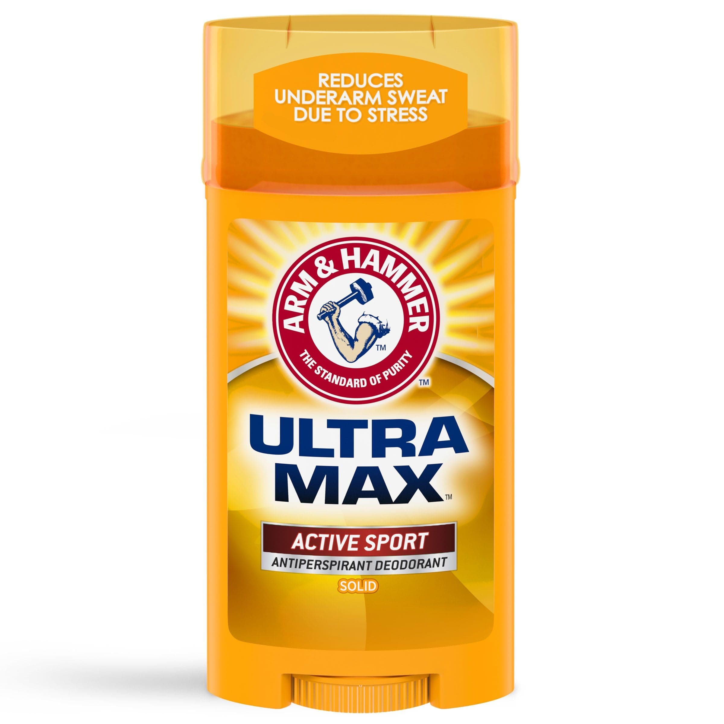 Ultra Max Invisible Solid Wide Stick, Antiperspirant Deodorant, Active Sport, 2.6 oz (Pack of 6)
