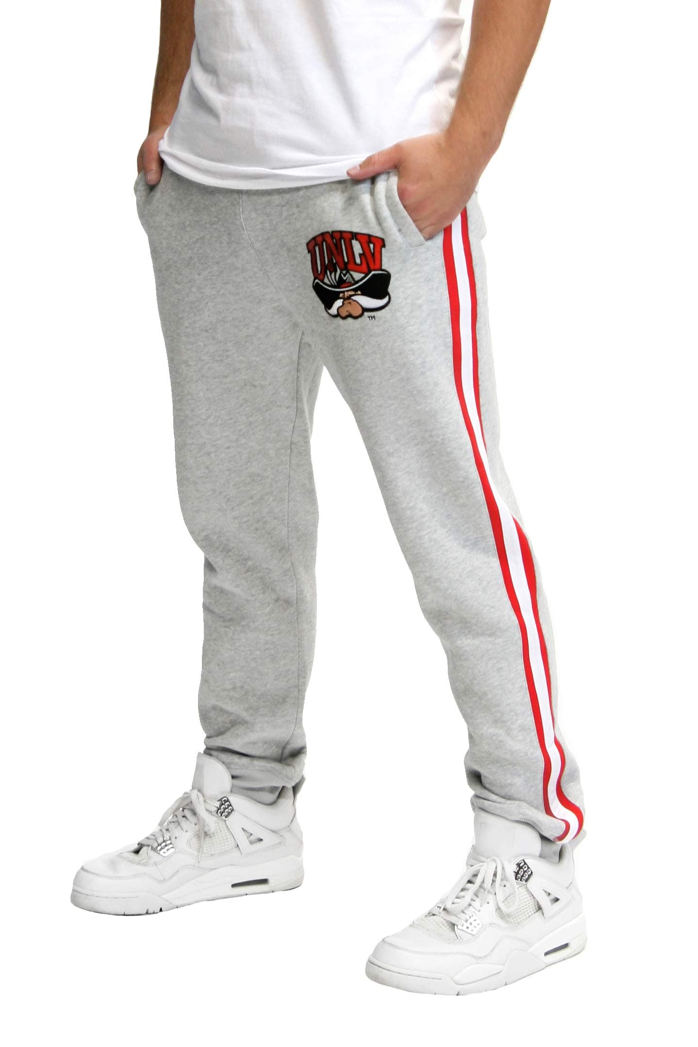 UNLV Rebels NCAA Men's Jogger Pant (Grey) (Medium)