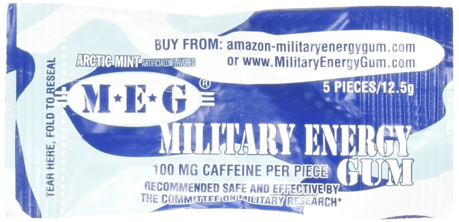 Military Energy Gum - Arctic Mint