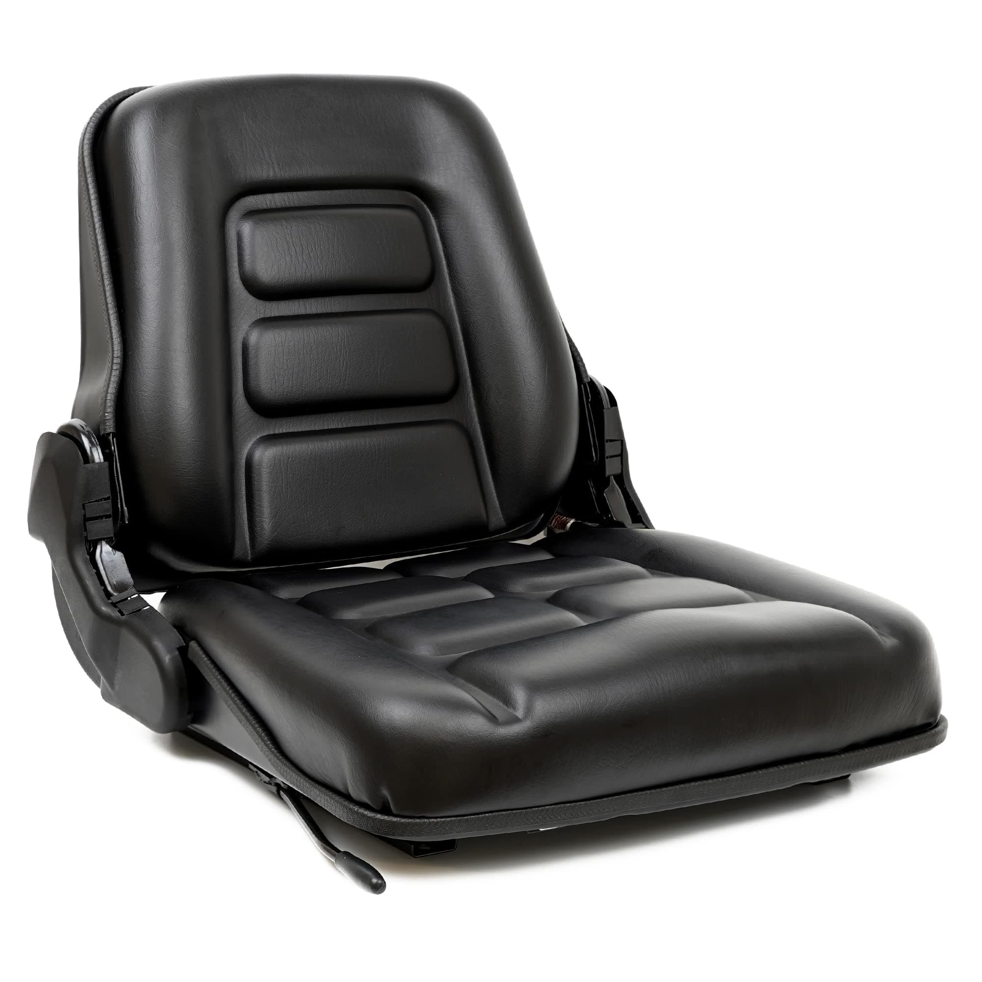 TICSEA Universal Forklift Seat, Tractor Seat with Adjustable Angle Back,Micro Switch and Slide,for Tractor,Excavator Skid Loader Backhoe Dozer Telehandler ZTR‘s Equipment Construction