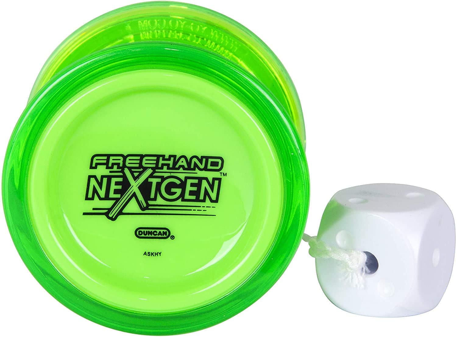 Toys Freehand Nextgen Yo-Yo [Neon Green], Unresponsive Pro Level Yo-Yo, Concave Bearing, Standard Counterweight Included