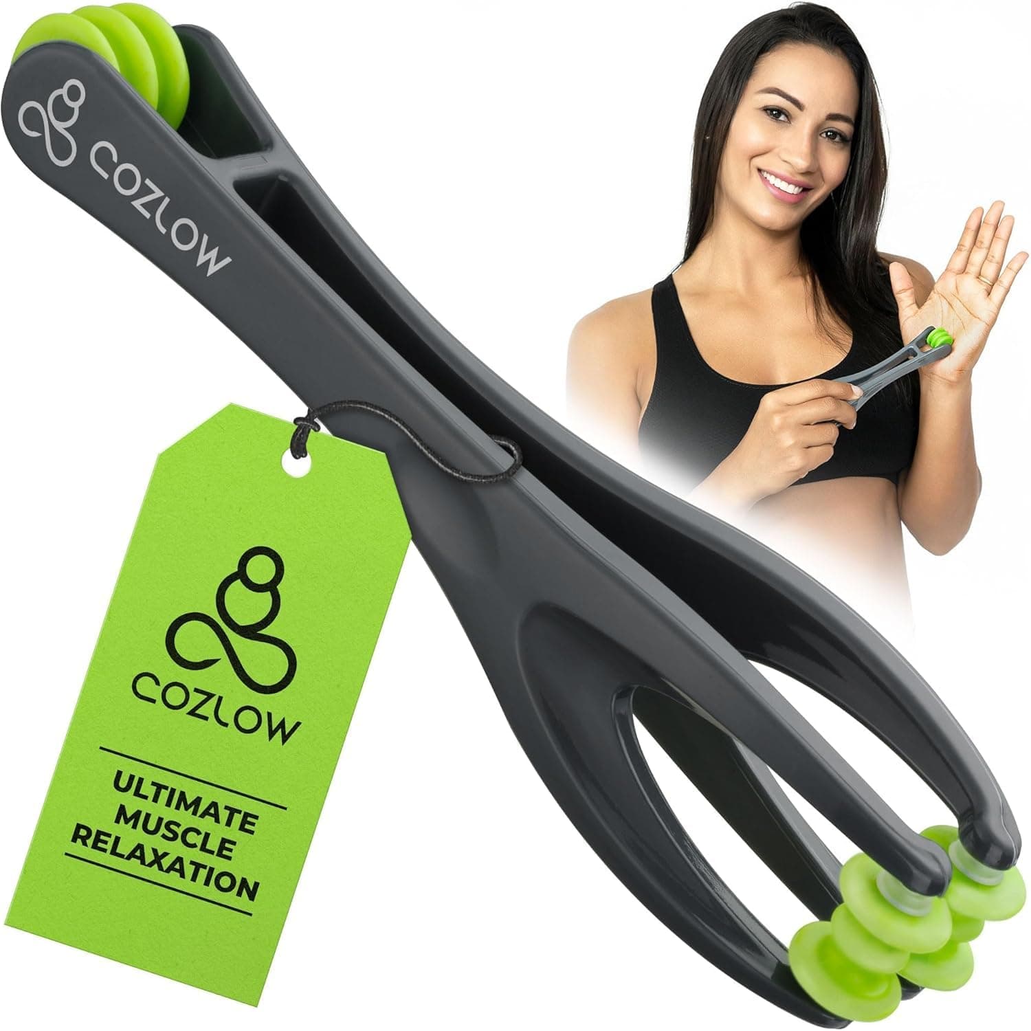 CozlowGadgets Hand & Finger Massage Roller Tool | Roller Therapy Pinpoint Tools For Arthritis, Blood Circulation, Stress Relief, And Pain Relief