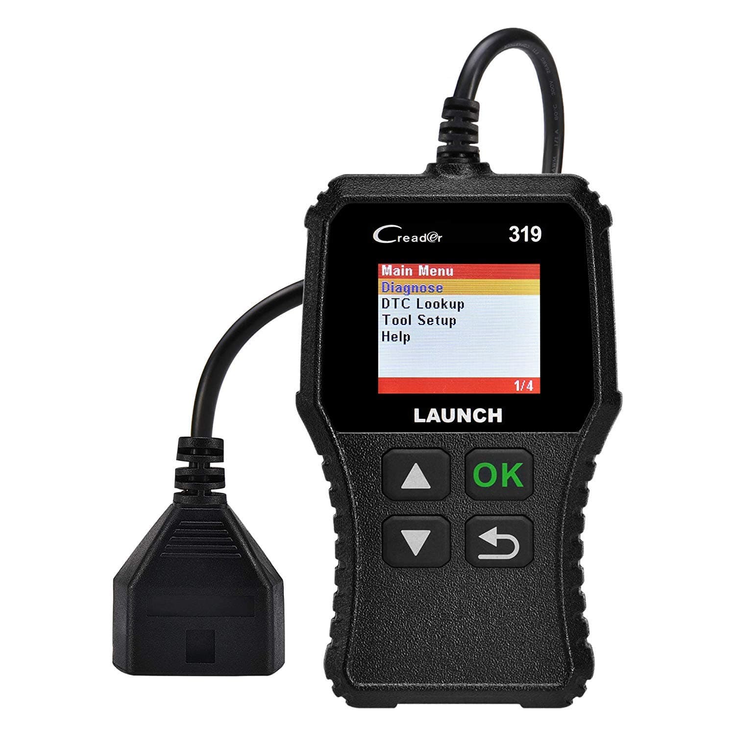 Launch Roll over image to zoom in OBD2 Scanner CR319 Scan Tool Universal Automotive Engine Fault Code Reader Checks O2 Sensor and EVAP Systems, Supports Mode6