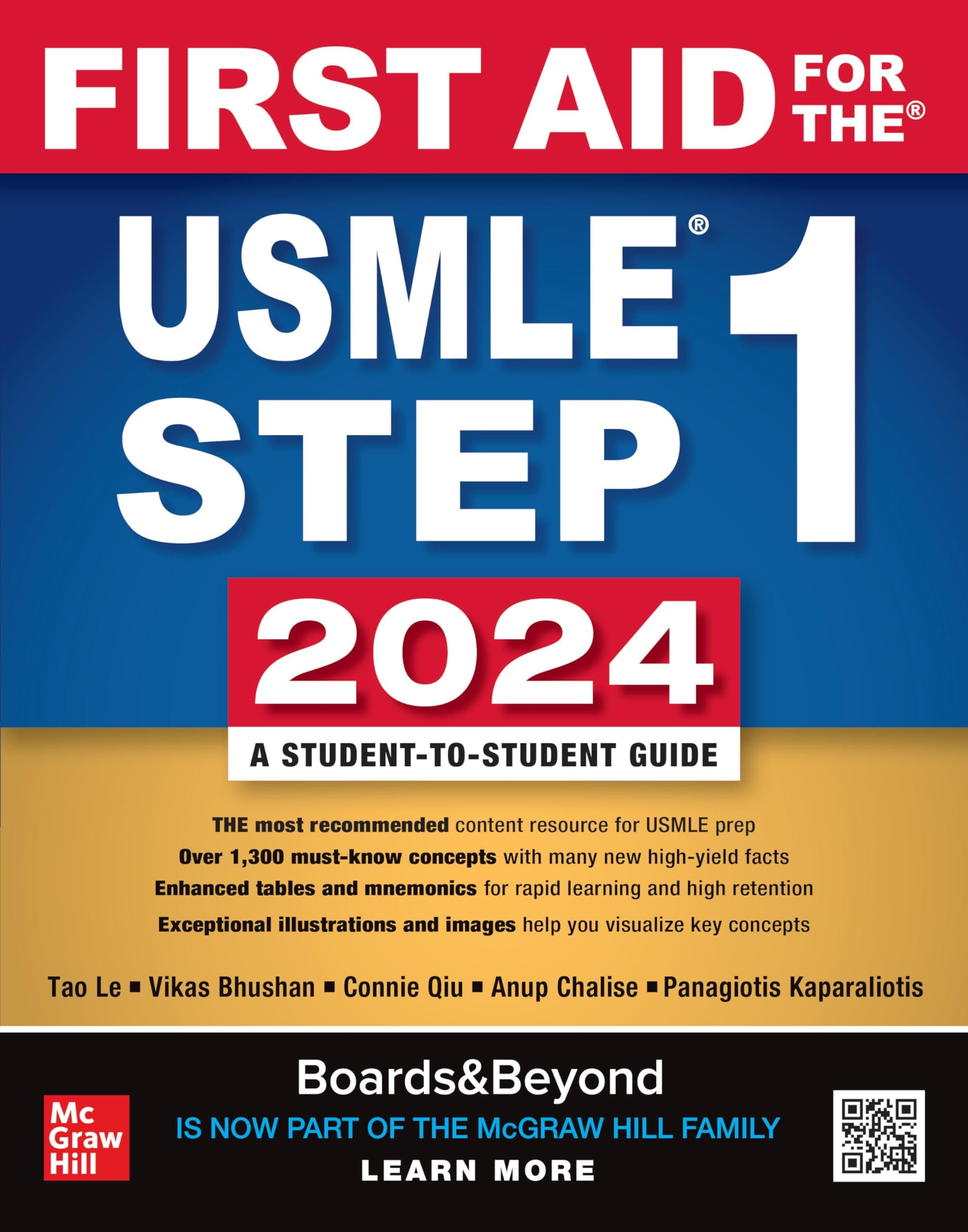 FIRST AID FOR USMLE STEP 1 2024: A Student-to-Student Guide