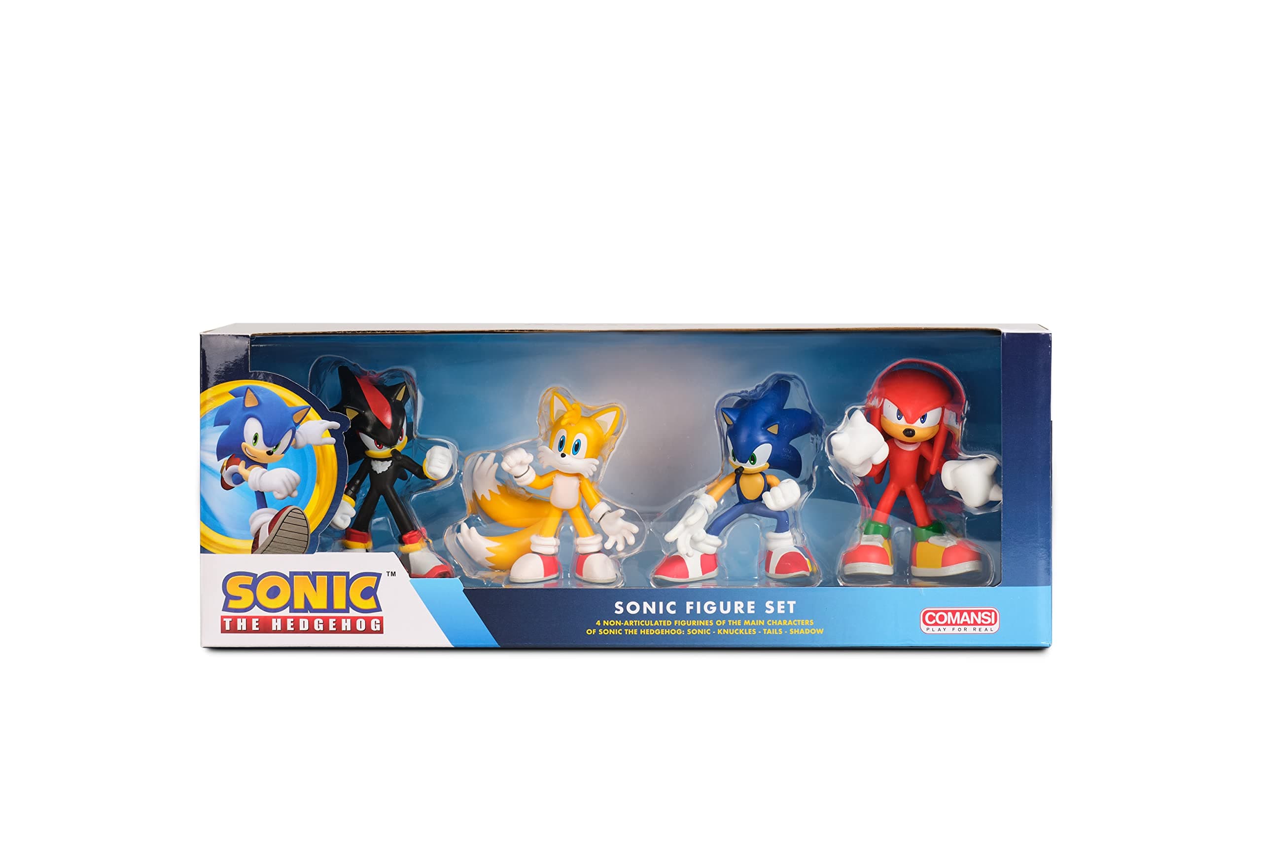 Comansi Sonic Figurines Gift Box Toy 4-Piece Set