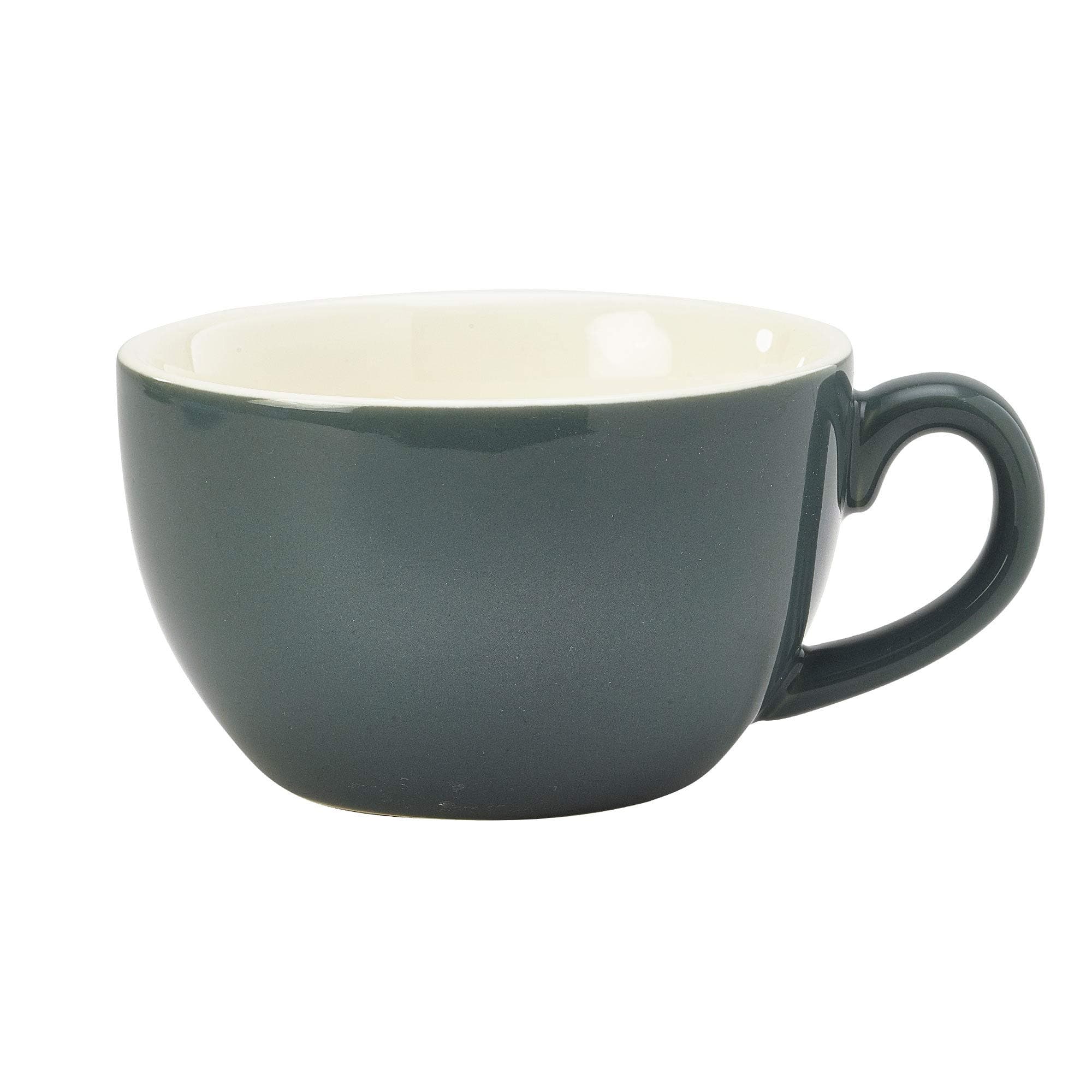 Genware Royal Bowl Shaped Cup Grey 250ml / 8.75oz