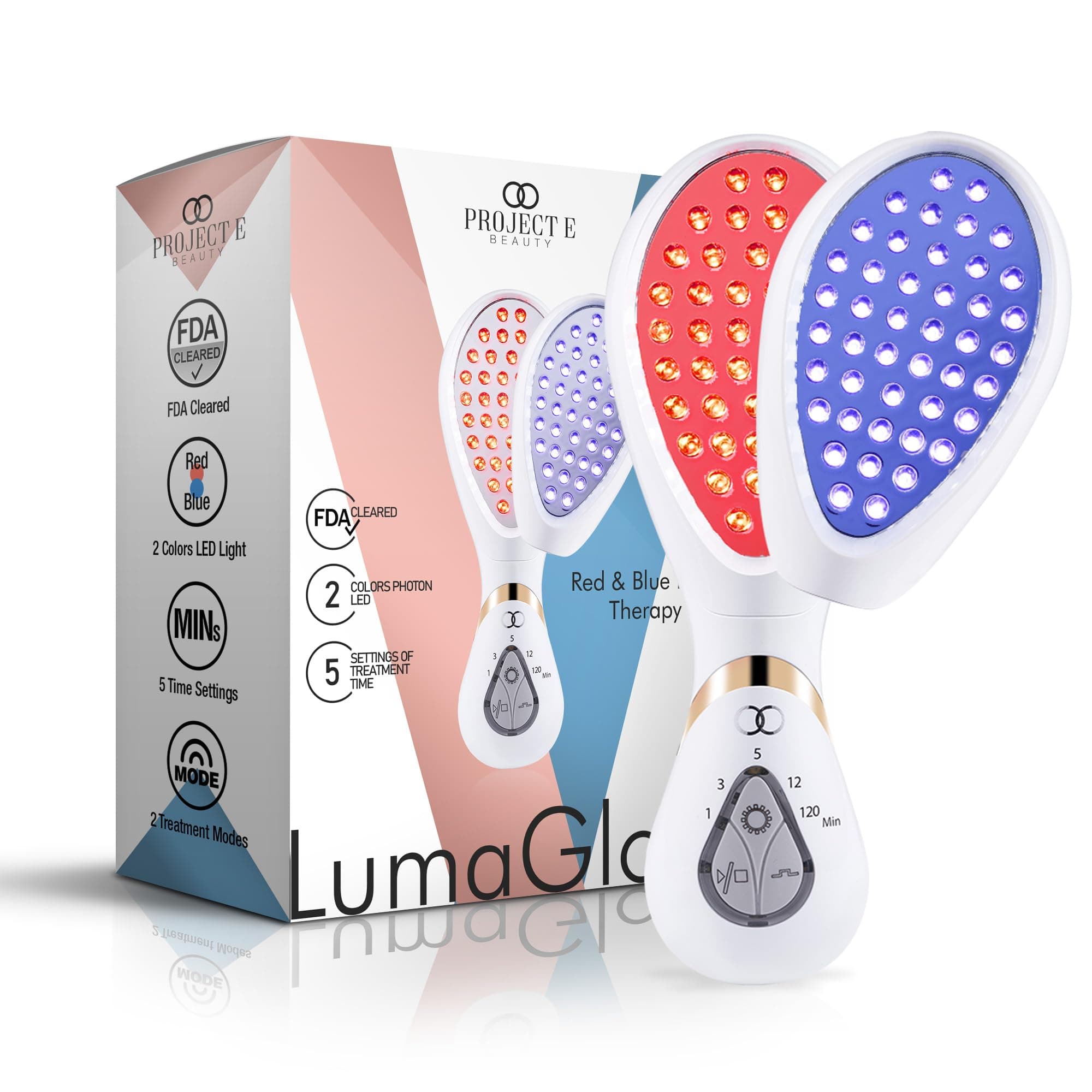 Project E Beauty LumaGlow Red & Blue Photon Light Therapy
