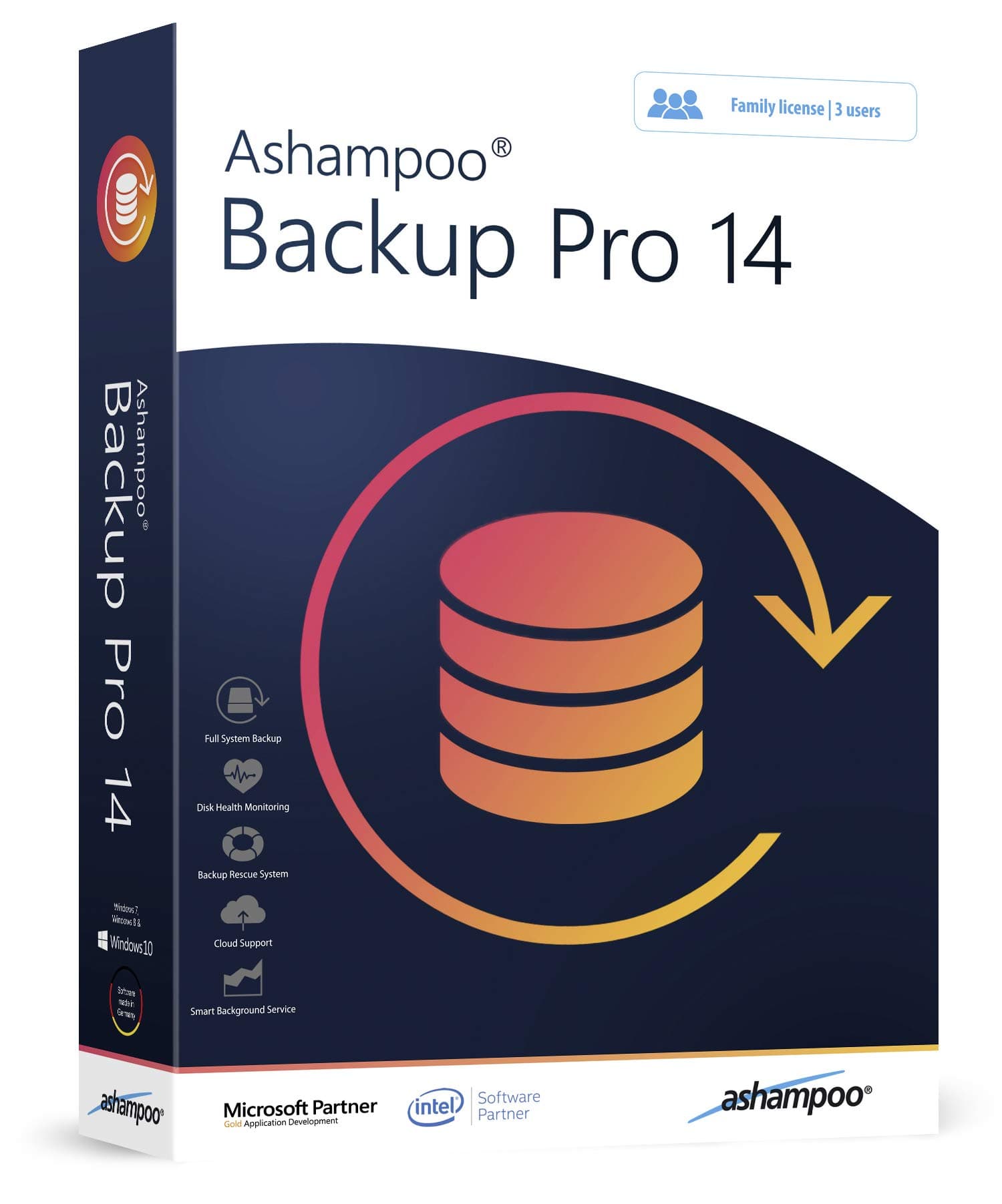 Backup Pro 14 - secure, rescue and restore your files - backup software - complete back-ups for folders, partitions, hard disks and entire computer systems