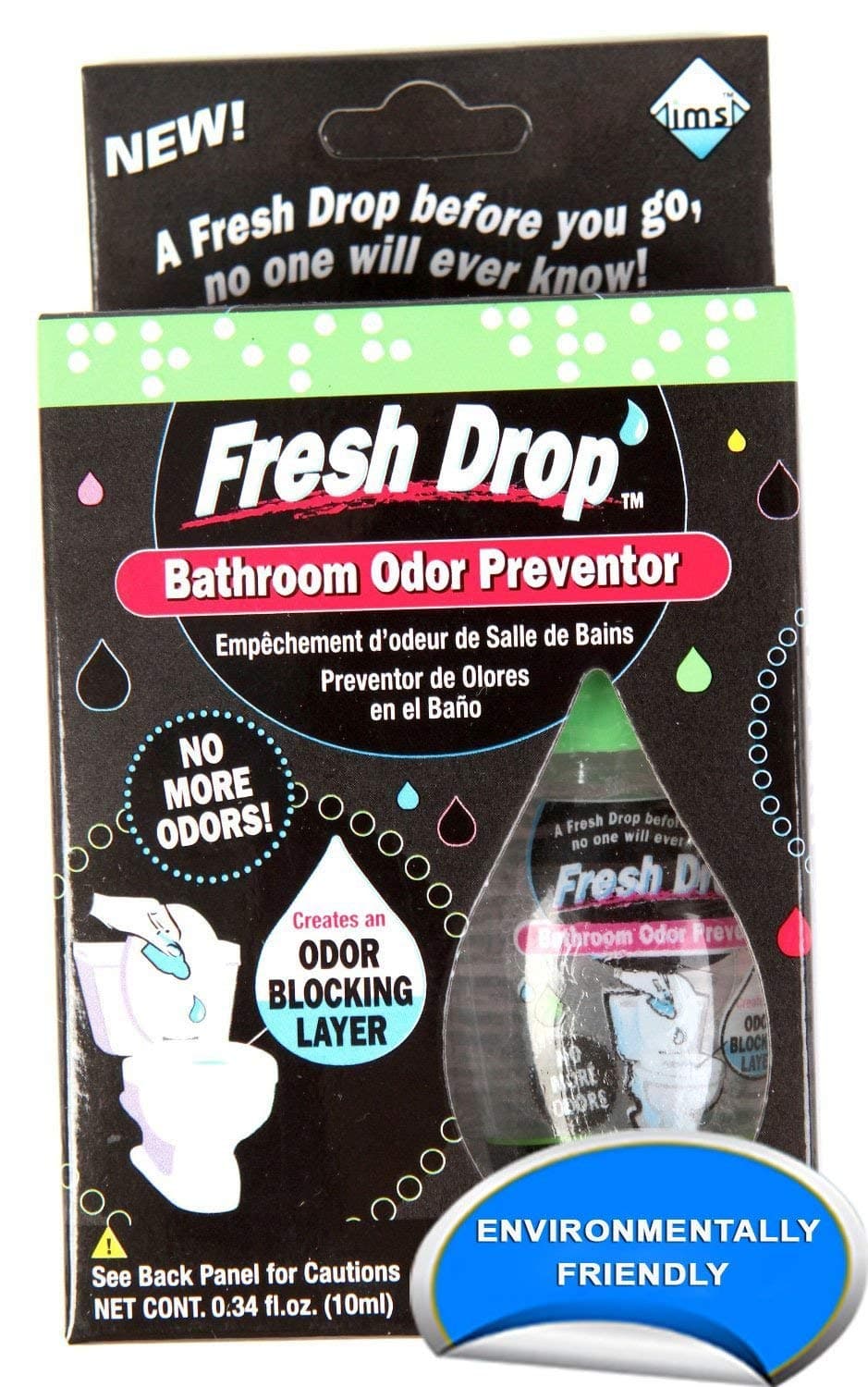 Fresh Drop Bathroom Odor Preventor 1 ea