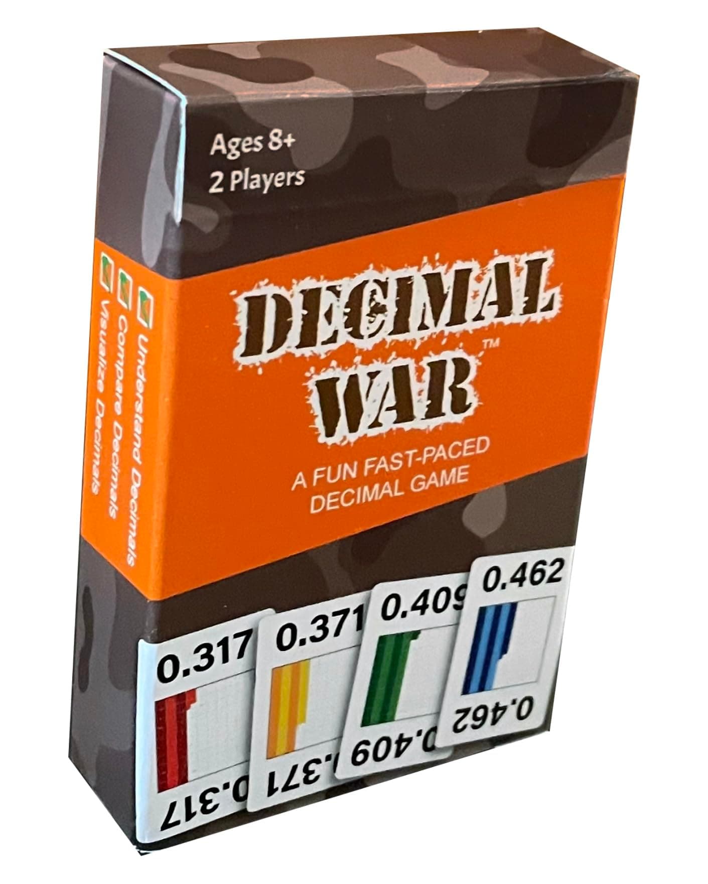 Math Magic Decimal War Card Game - Read and Compare Decimal Numbers