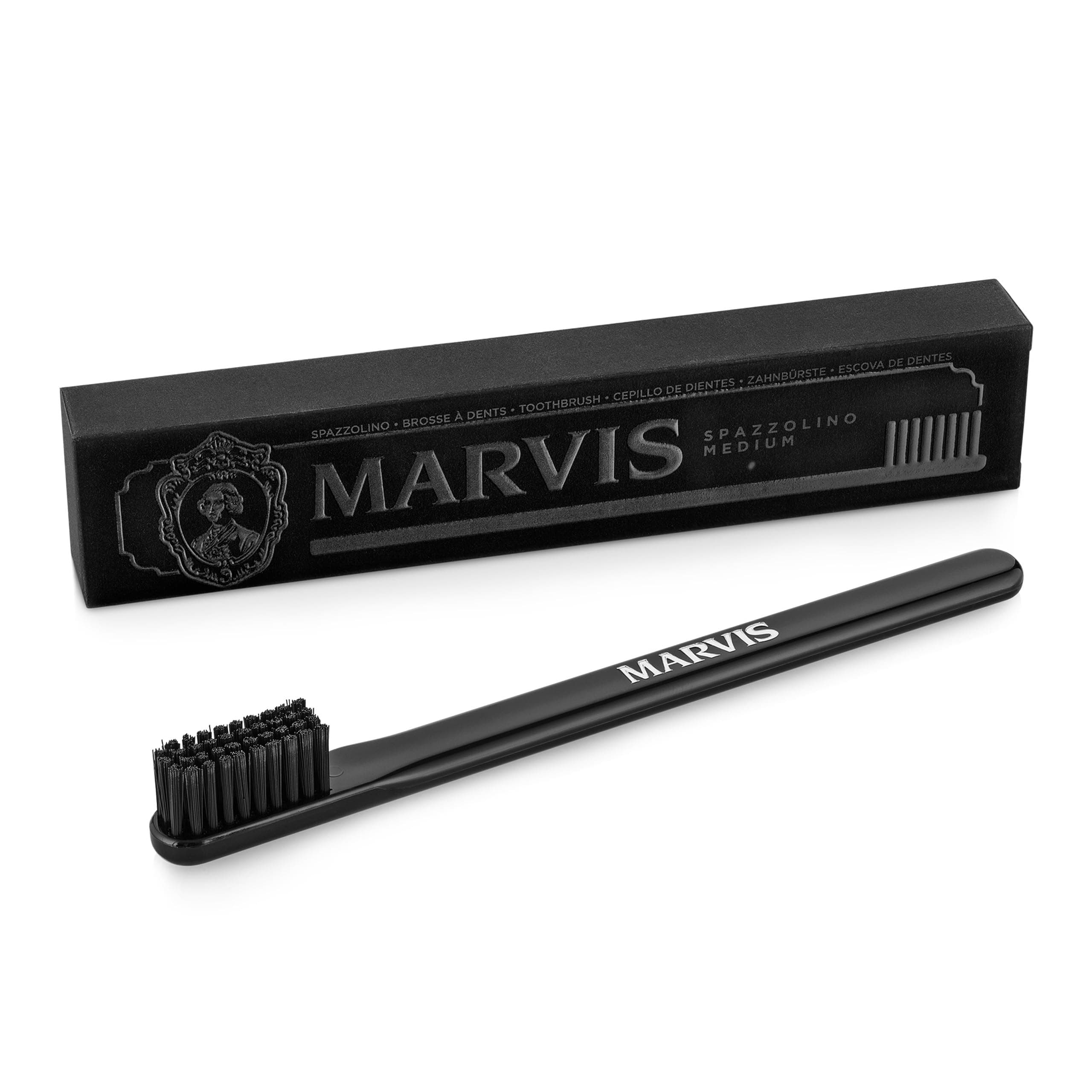 Toothbrush, Black, Plastic Toothbrush with Clear Travel Toothbrush Head Cover, Effectively Breaks Up Plaque and Tartar