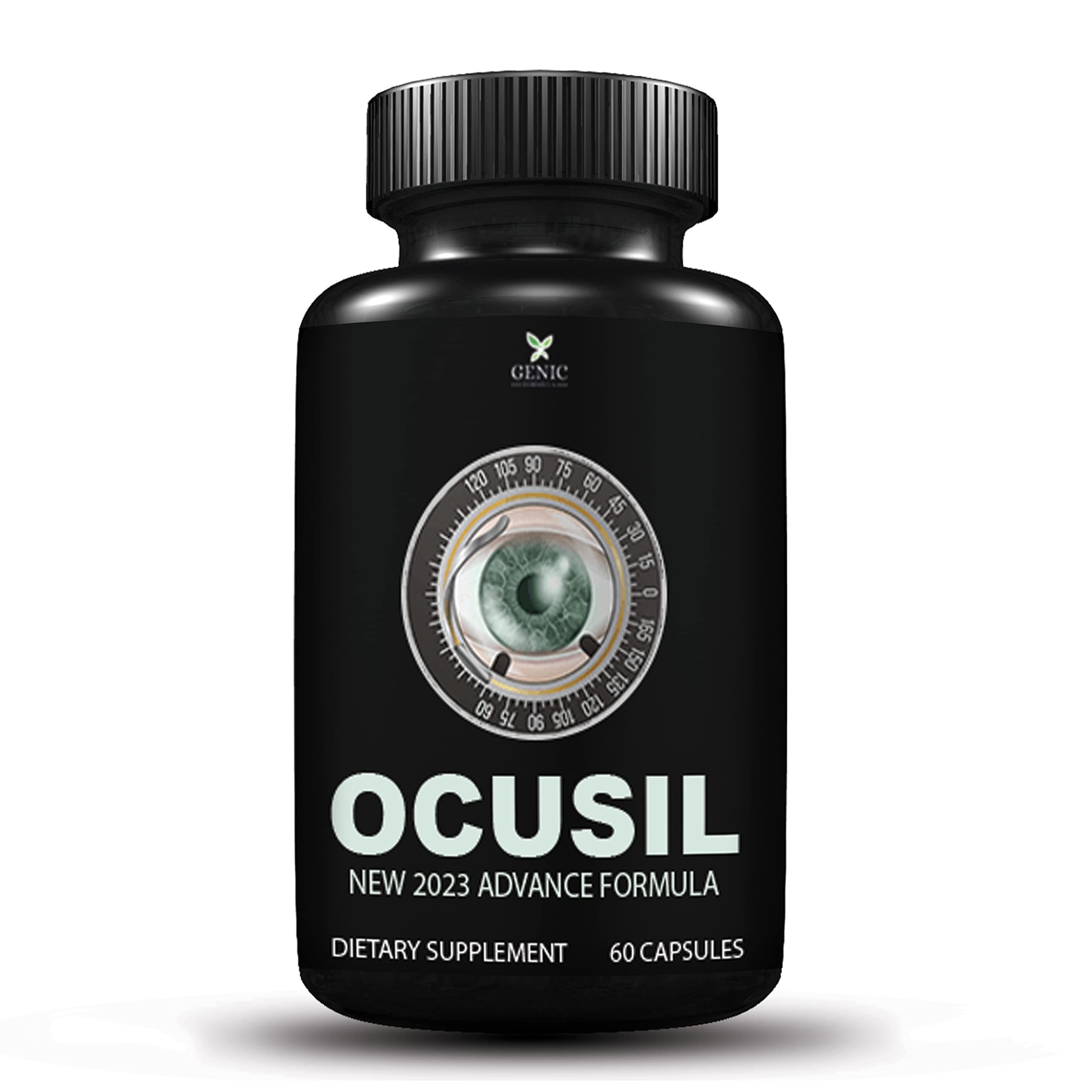 Ocusil Vision Support New 2023 Advanced Formula Dietary Supplement - 1 Bottle (60 Capsules)