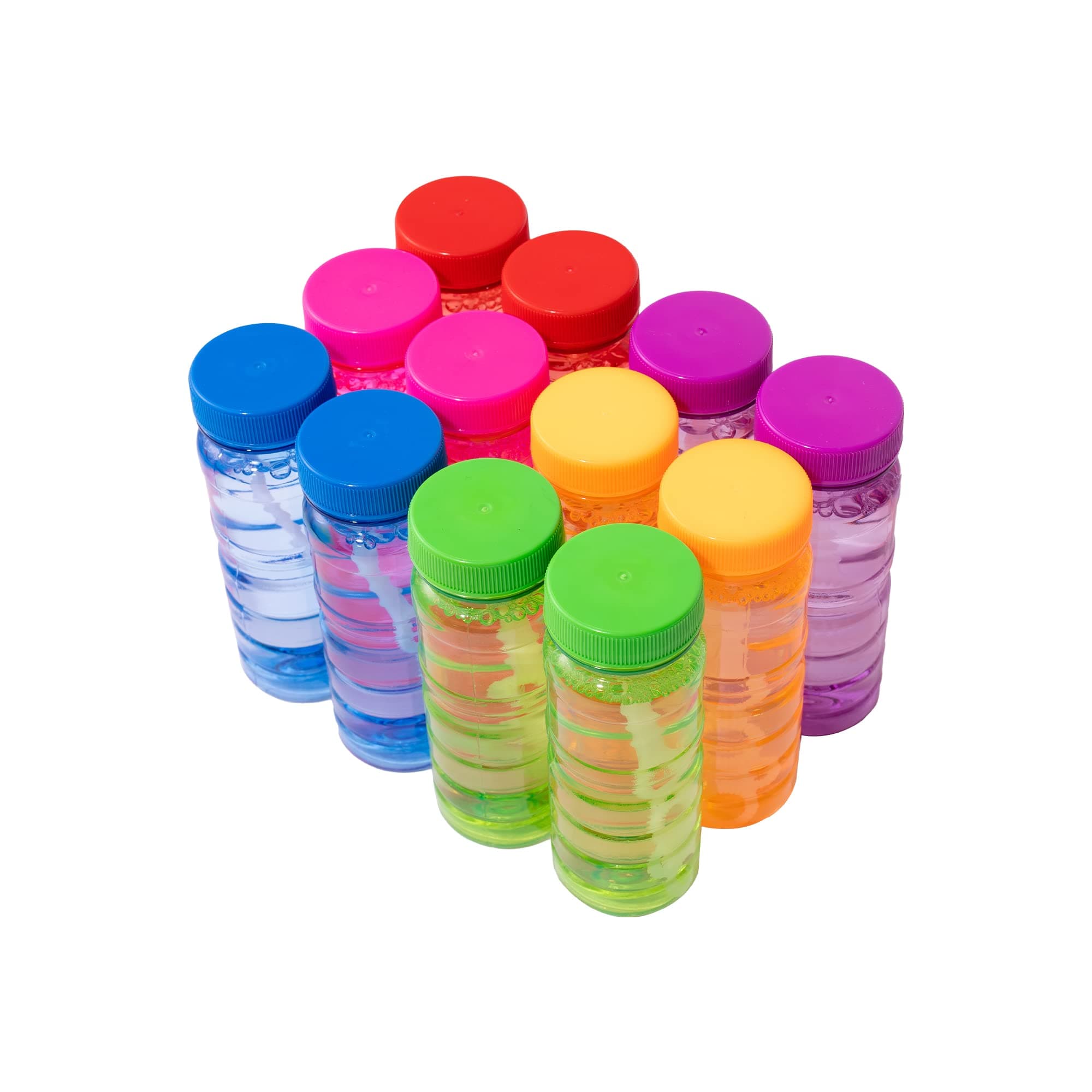 4 Ounce Bubble Solution Refill Bubble Soap & a Package of Bubble Concentrated for Jumbo Giant Bubble Wand Blower Machine Gun Party Favor Bubble Summer Toy - 12 Pack