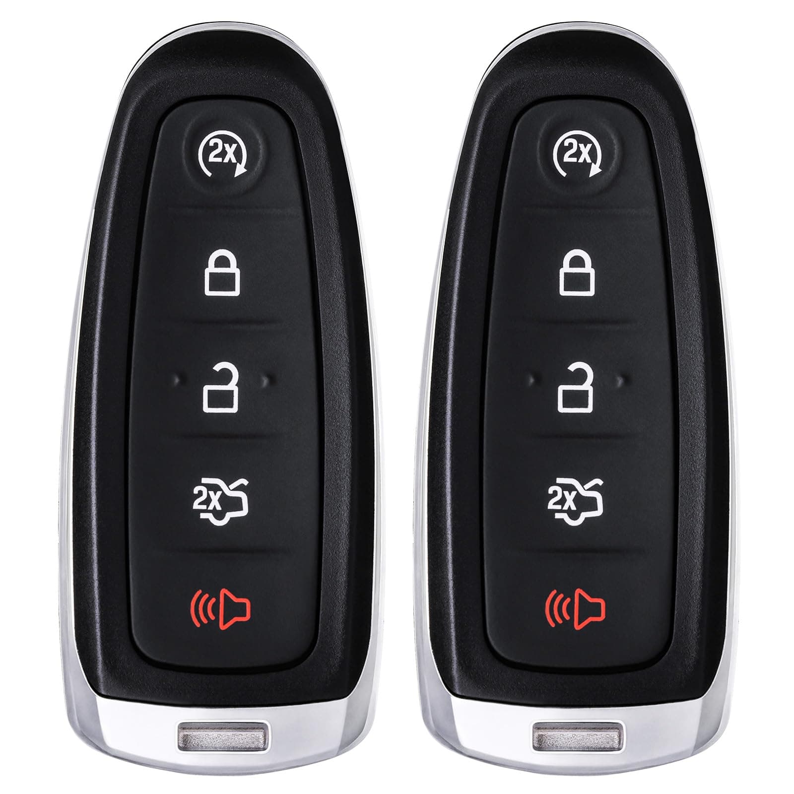 Key Fob for Ford Explorer Edge, for 2011-2015 Flex Taurus 2013-2019, for Expedition Focus Lincoln MKS MKT MKX Navigator Smart Remote Keyless Entry Programming M3N5WY8609, 2PCS