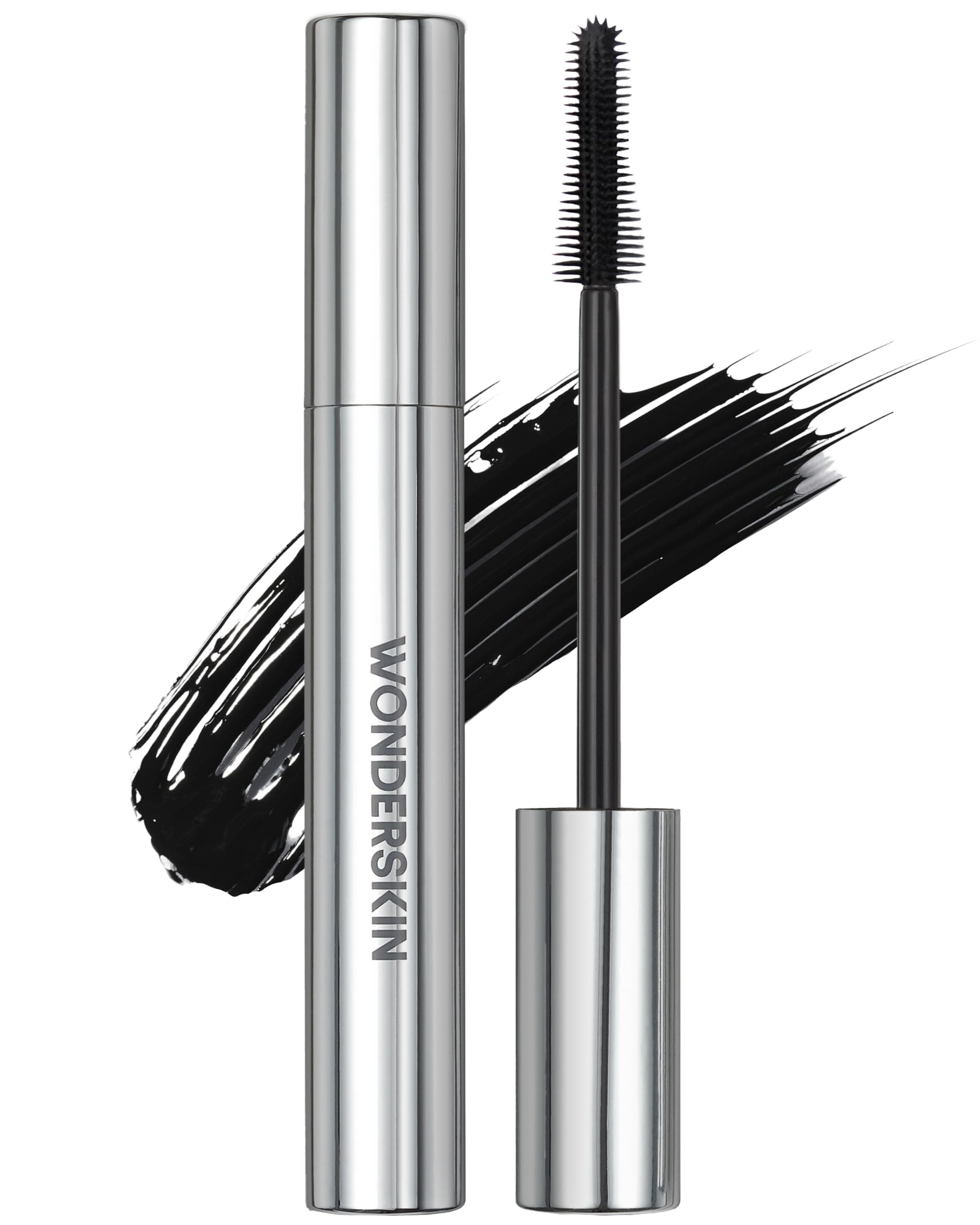 Mascara - Black Mascara for Volume, Length, and Curl - Lengthening, Volumizing & Smudge Proof Lash Makeup