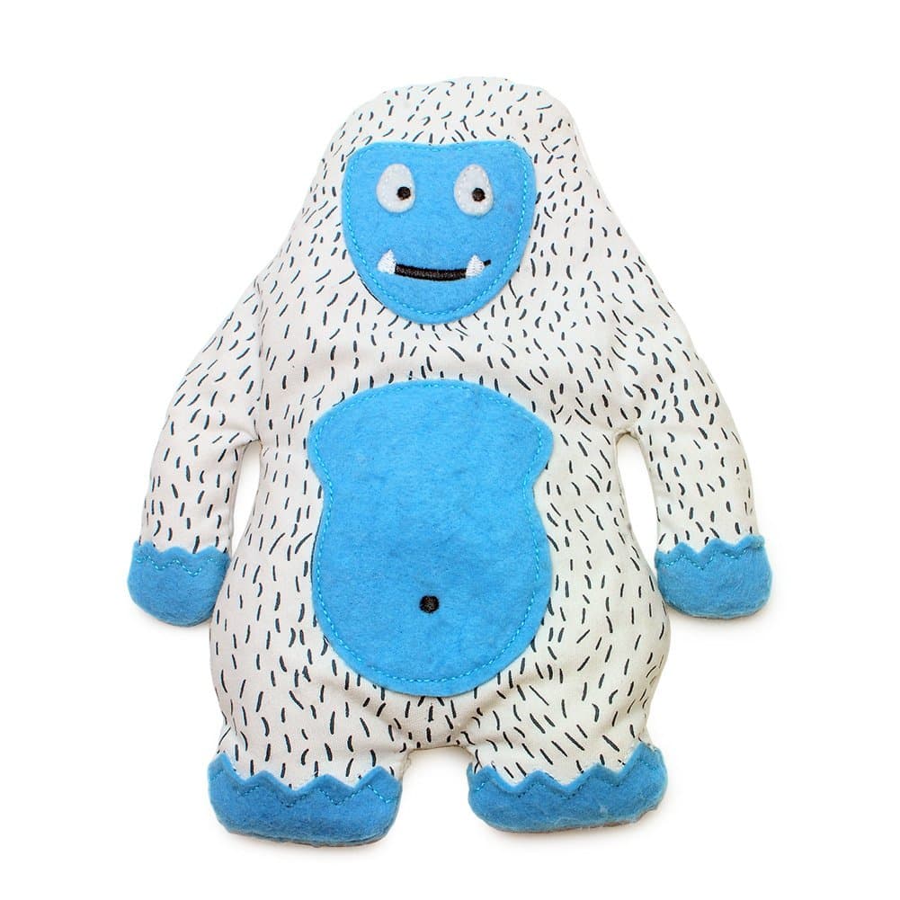 Bitten Huggable Pets Yeti Puppet/Cover, Fabric, Multicoloured, 24 x 8 x 3 cm