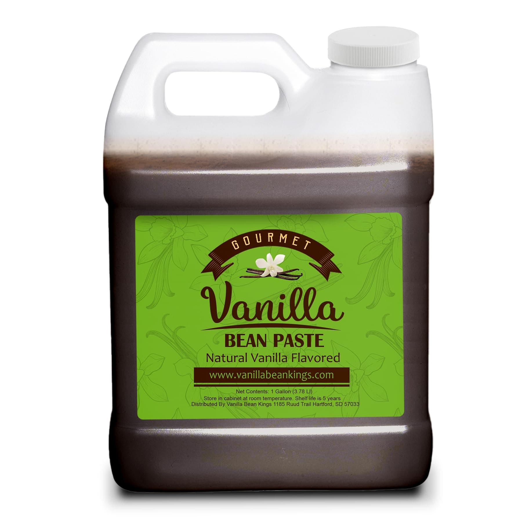 Vanilla Bean Paste for Baking and Cooking - Gourmet Madagascar Bourbon Blend made with Real Vanilla Seeds - 1 Gallon