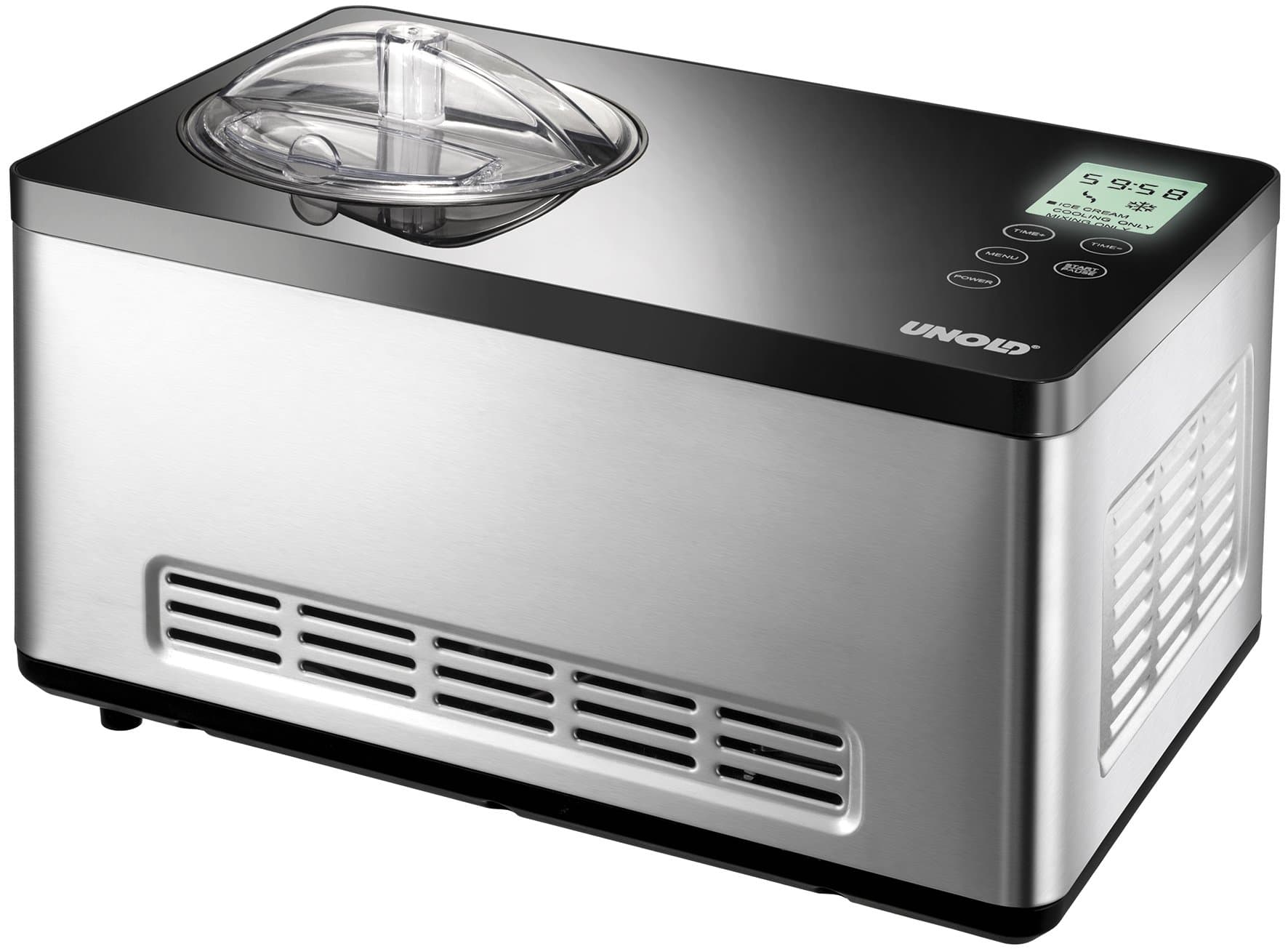 Unold 48845 Gusto Ice Cream Machine with Digital Timer, 2L