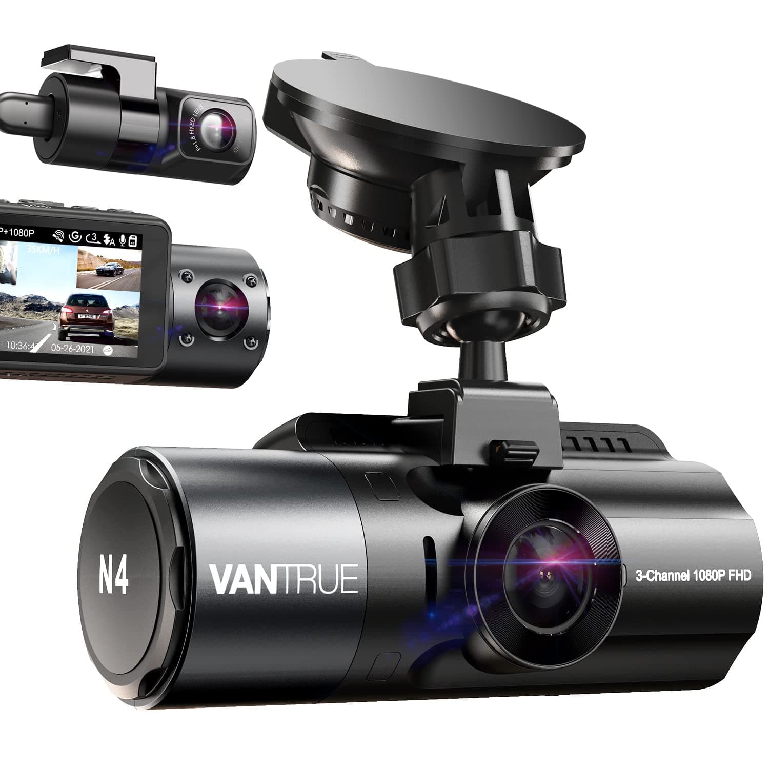 Vantrue N4 Three Way Dash Cam