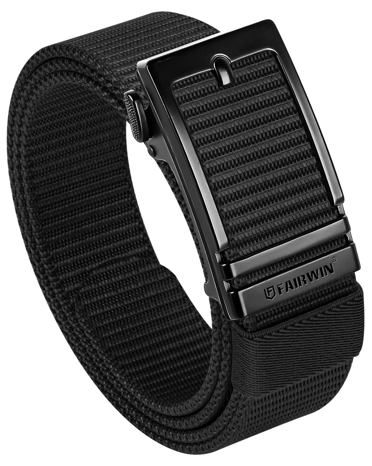 - Men's Ratchet Belt - Nylon Web Work Belt with Automatic Buckle, Adjustable for Jeans, Pants, Golf, and Everyday Use