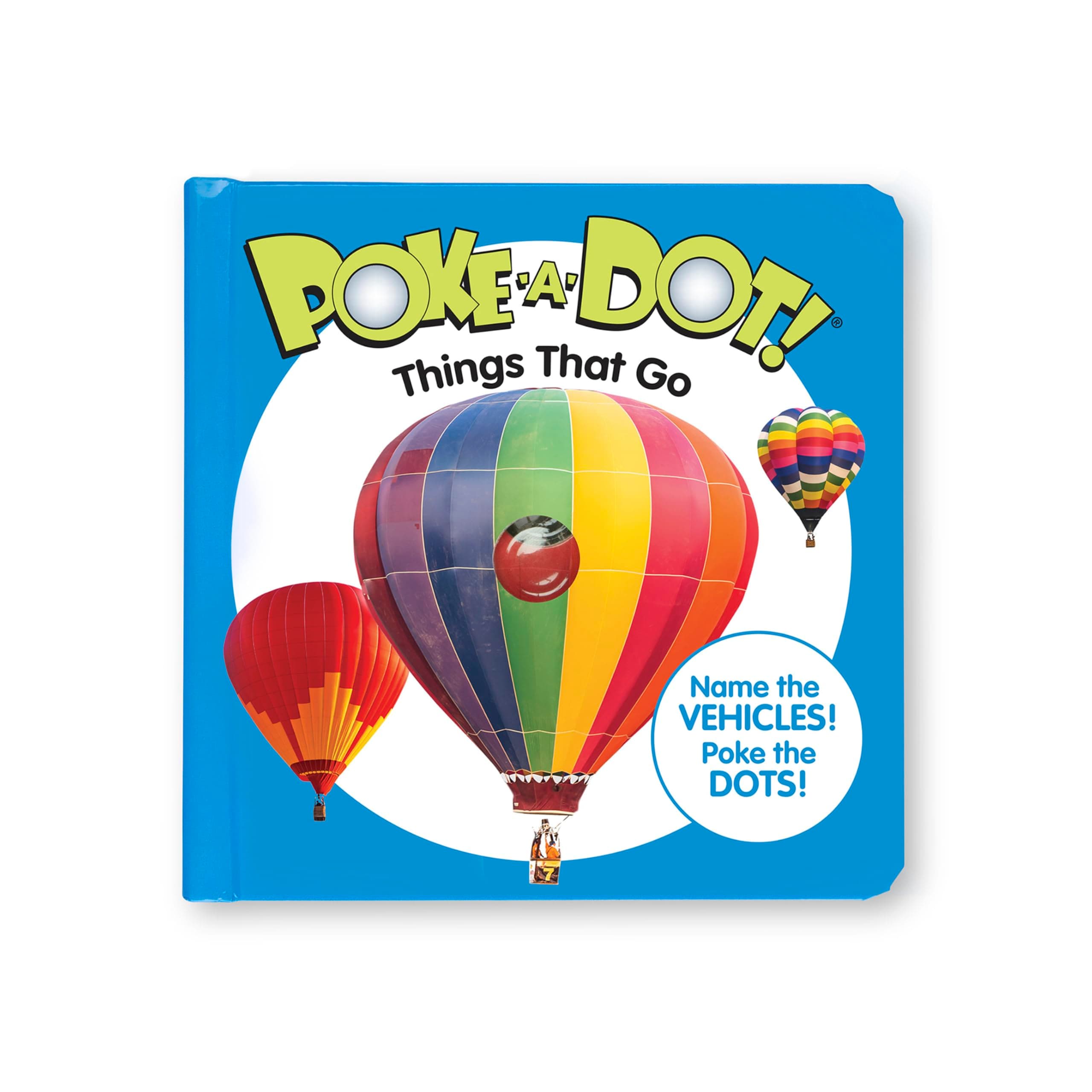 Melissa & Doug Poke-a-Dot Things That Go | Activity Books - Books | 3+ | Gift for Boy or Girl