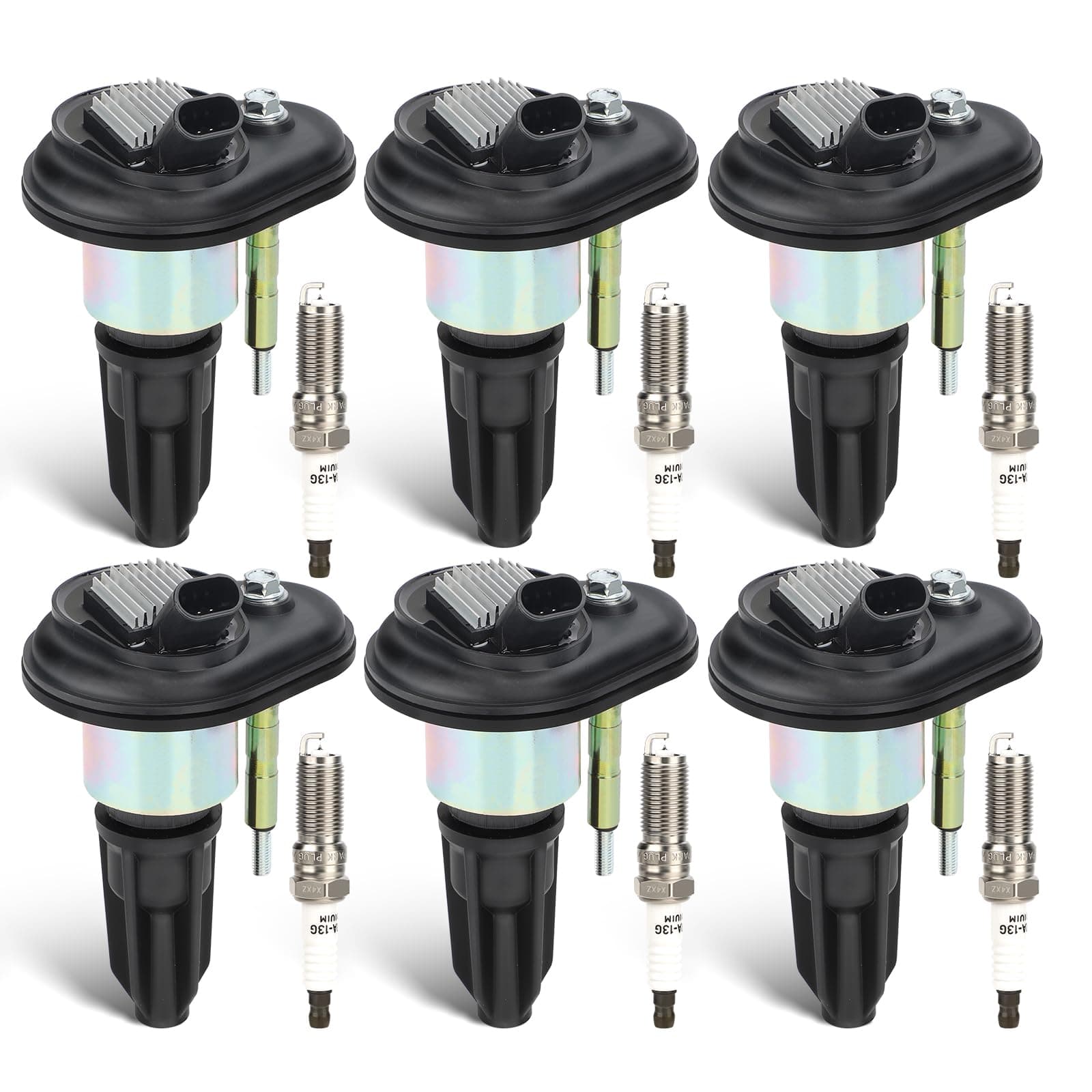 UF303 Ignition Coil & 5019 Double Iridium Spark Plug