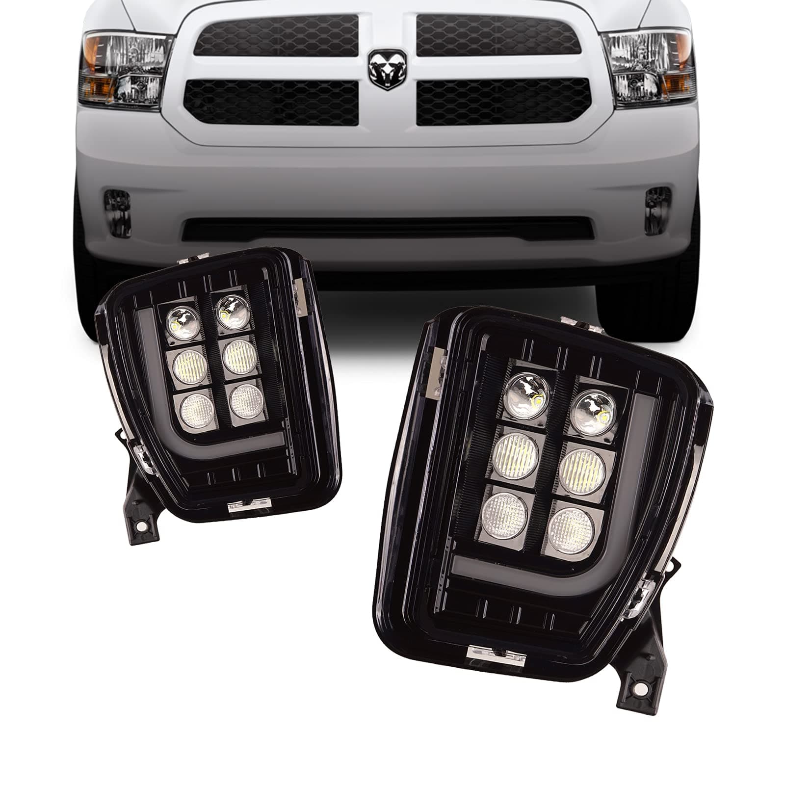 LED Fog Lights for Ram 2013-2017