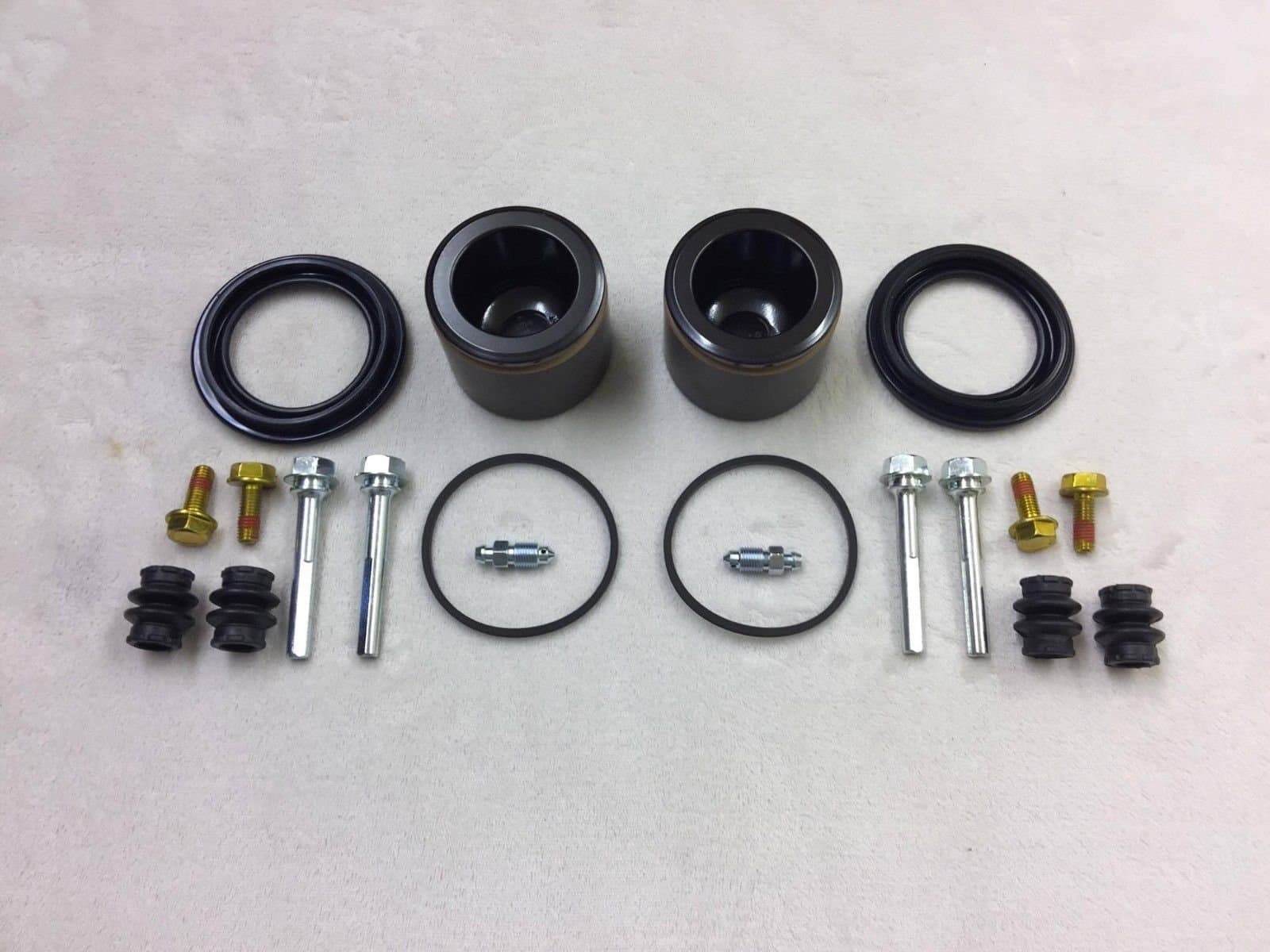 CENTRIC CARLSON 2 x Front Brake Caliper Complete Repair KIT Liberty KK 2008-2012/ Wrangler JK 2007-2016