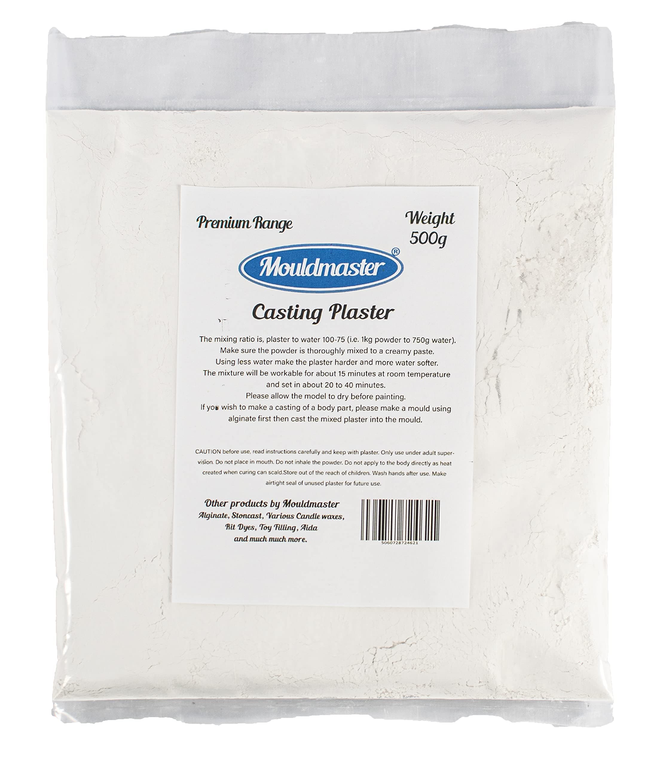 Mouldmaster Premium Casting Plaster 500g