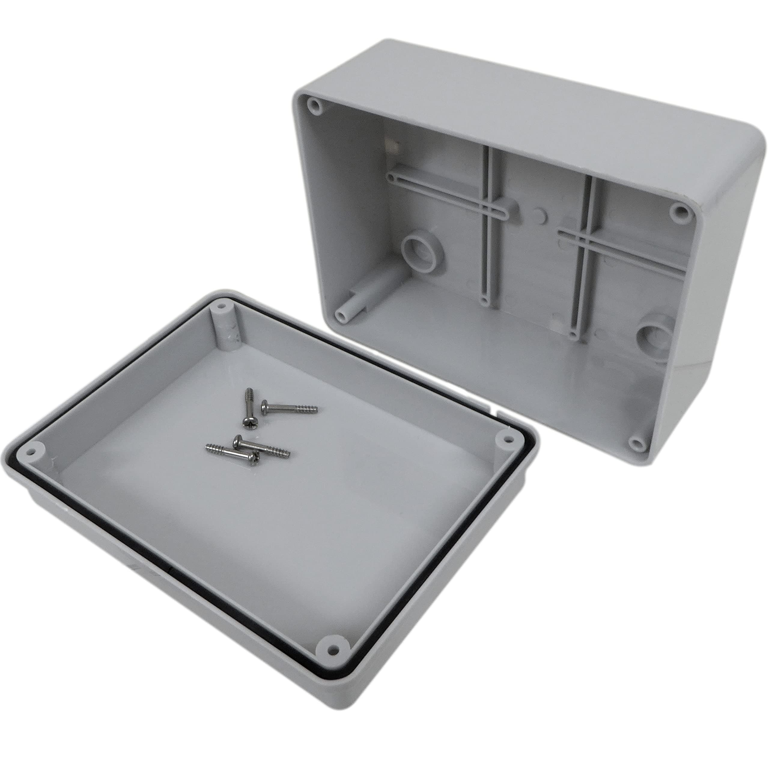 A1 ELECTRICS A1ELECTRICS.COM Junction Box 150mm x 110mm x 70mm Waterproof IP56 PVC Plastic Adaptable Enclosure Outdoor Lighting Cable Connection