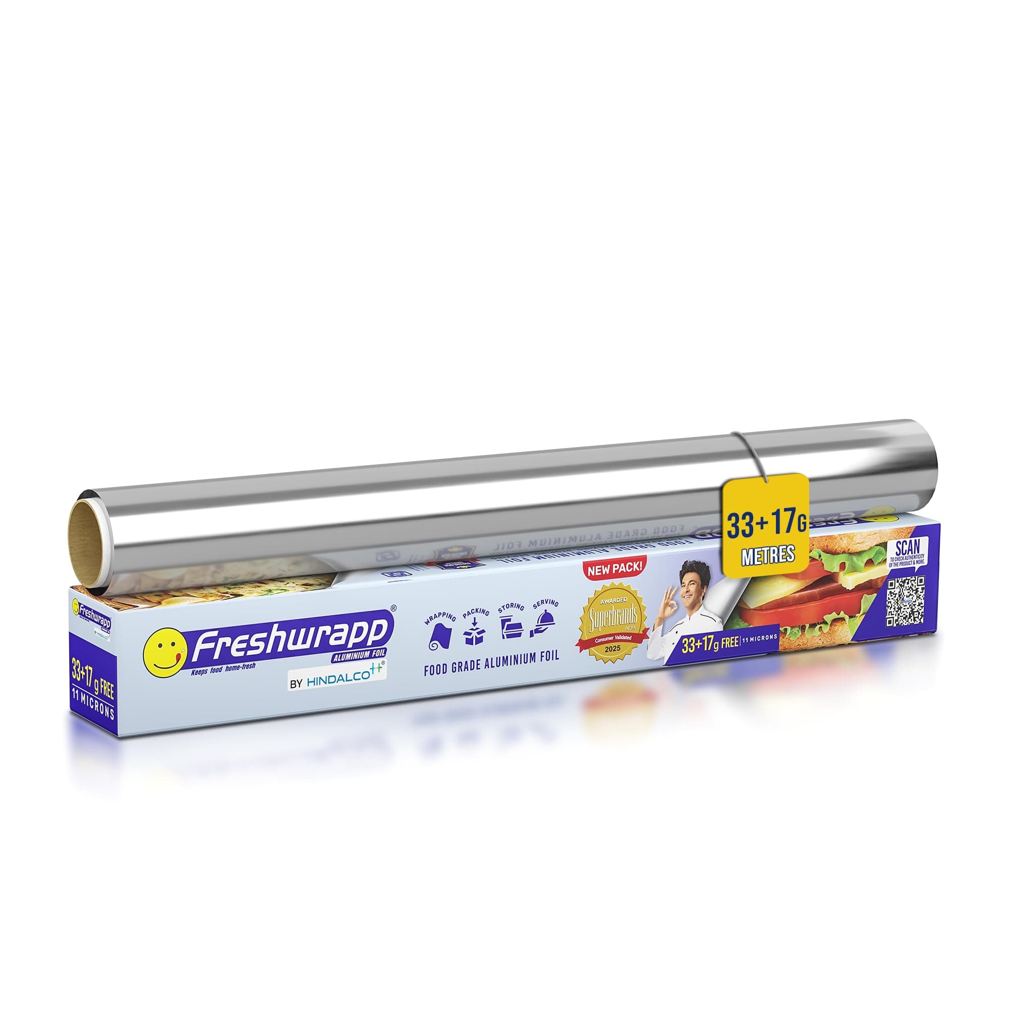 Freshwrapp Aluminium Foil, 33g+17g
