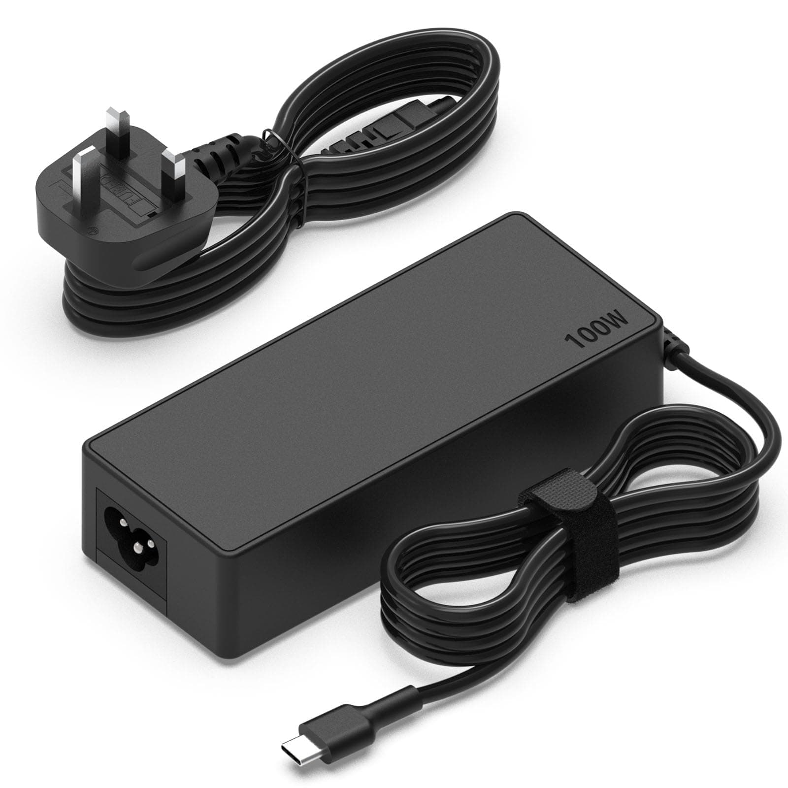 100W USB-C Power Adapter Fast Charger Replacement for Mac Book Pro, iPad, Lenovo, HP, Dell, Asus Laptops and All USB - C Port Devices, Charge Type-C 100W 96W 90W 87W 65W 45W 30W Device