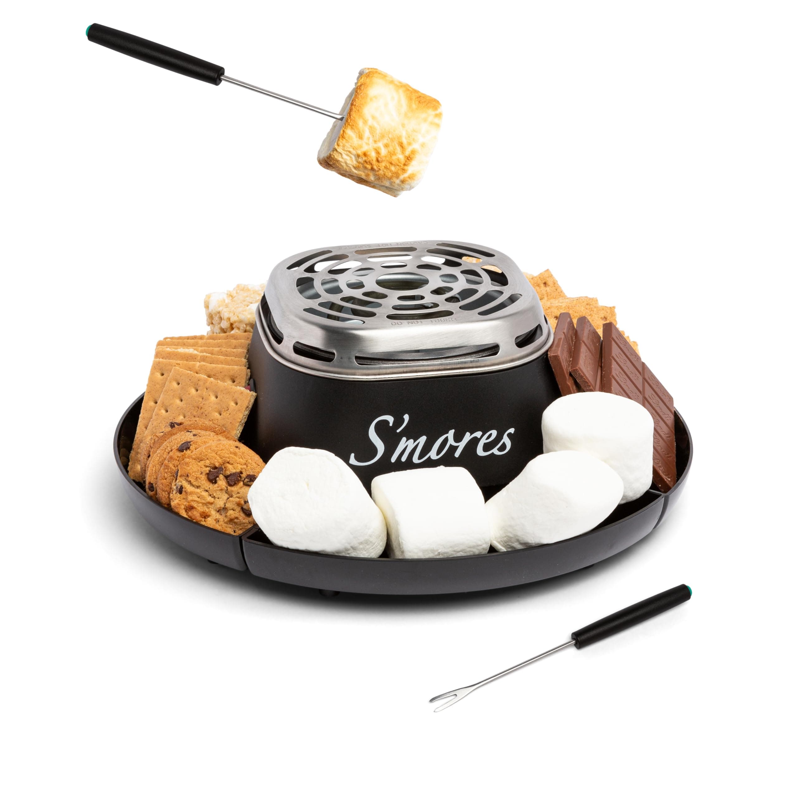 Nostalgia Tabletop Indoor Electric S'mores Maker - Smores Kit With Marshmallo...
