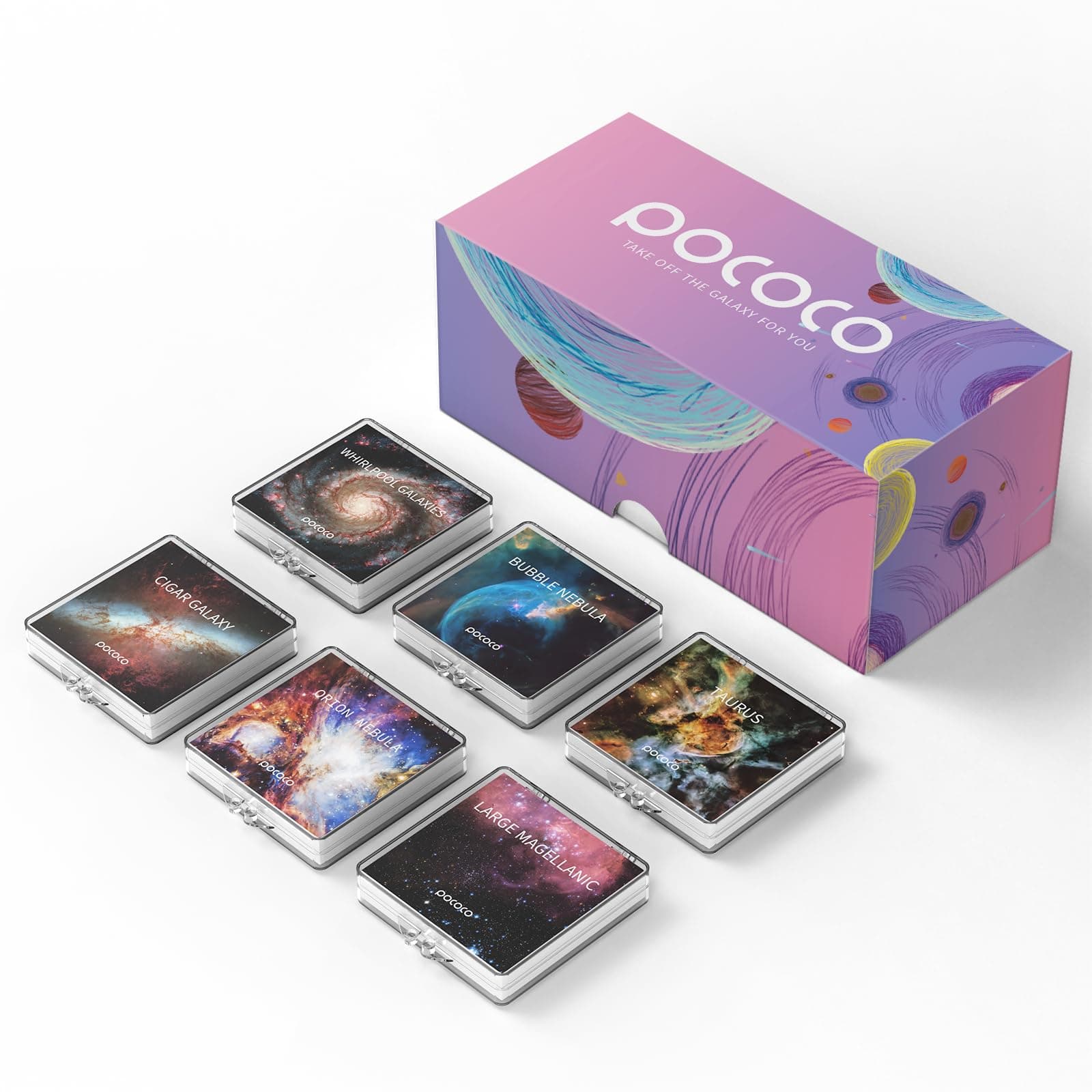 Realistic Projection Slides – Image Reels for POCOCO Galaxy Lite Star Projector Home Planetarium, 5K Ultra HD (Slide Set, Projector Not Included)