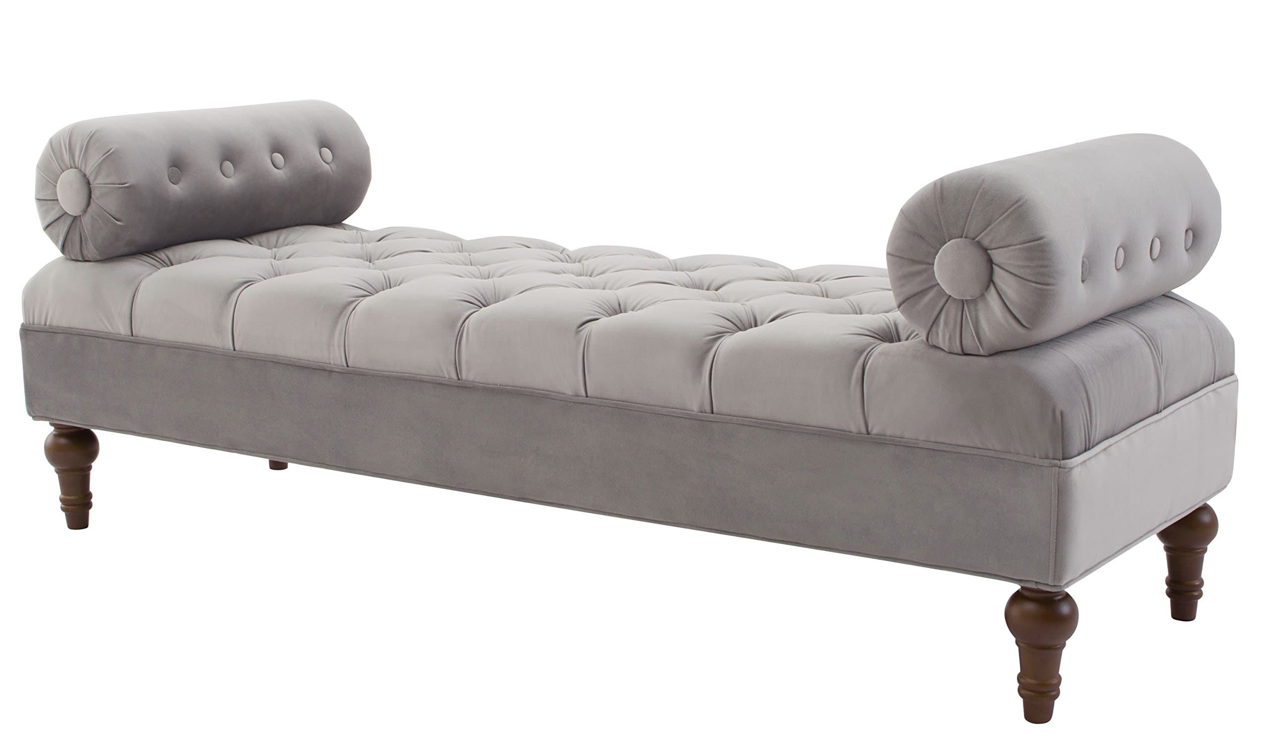 Jennifer Taylor Home Lewis Bench, Opal Grey