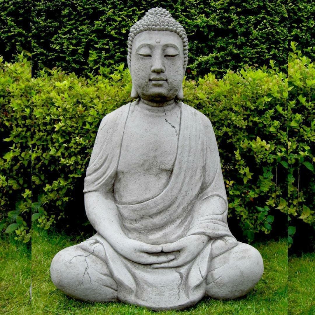 DGS STATUES – Stone Cast, Statement Buddha Meditating, Extra Large, Hand Finished, Statue, Sculpture, 200KG