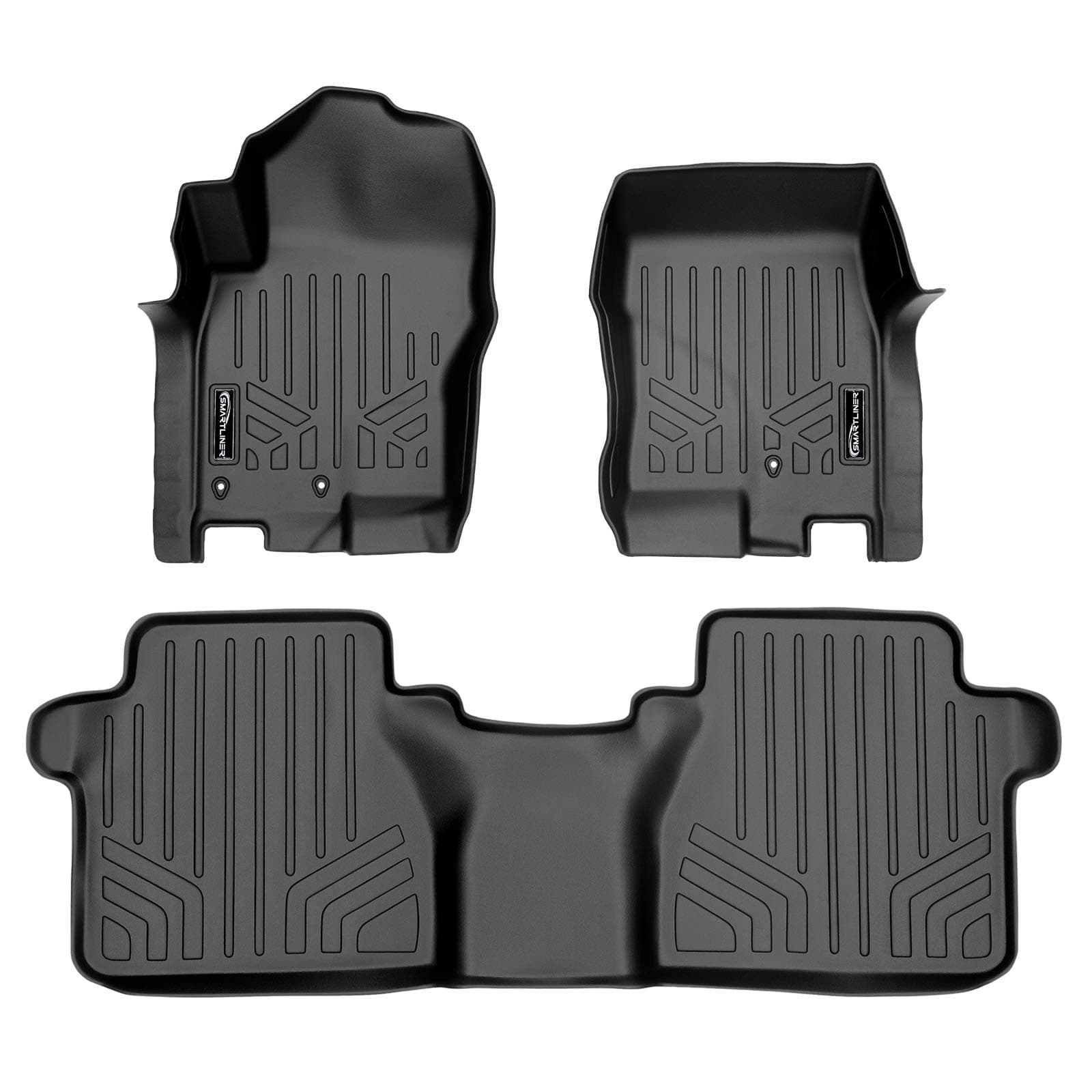 Custom Floor Mats 2 Row Liner Set Compatible with 2005-2021 Nissan Frontier