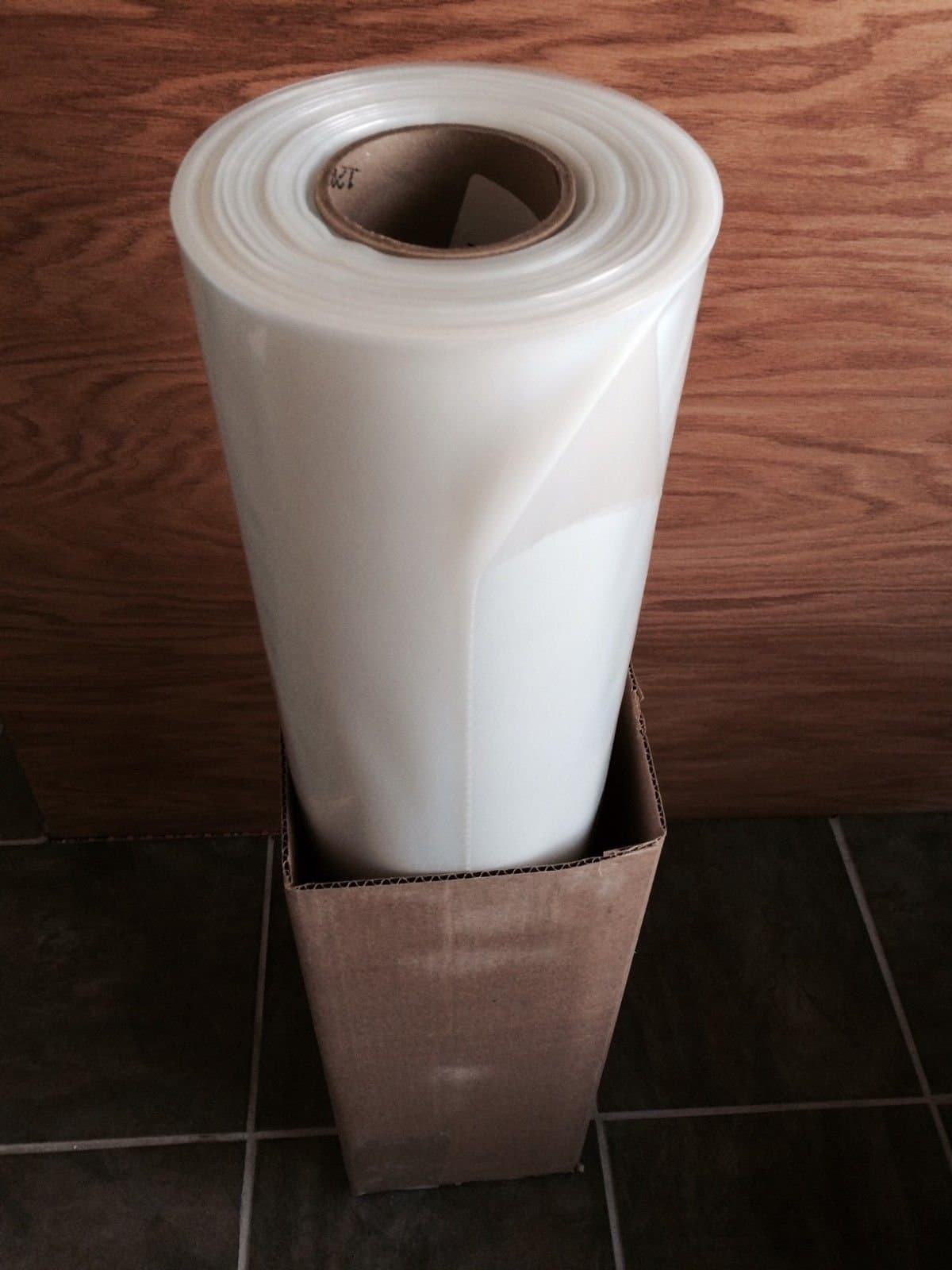 CLEAR 500 M (20") x 53" DIAMETER 6 MIL PLASTIC DUST COLLECTION BAGS - BOX OF 50