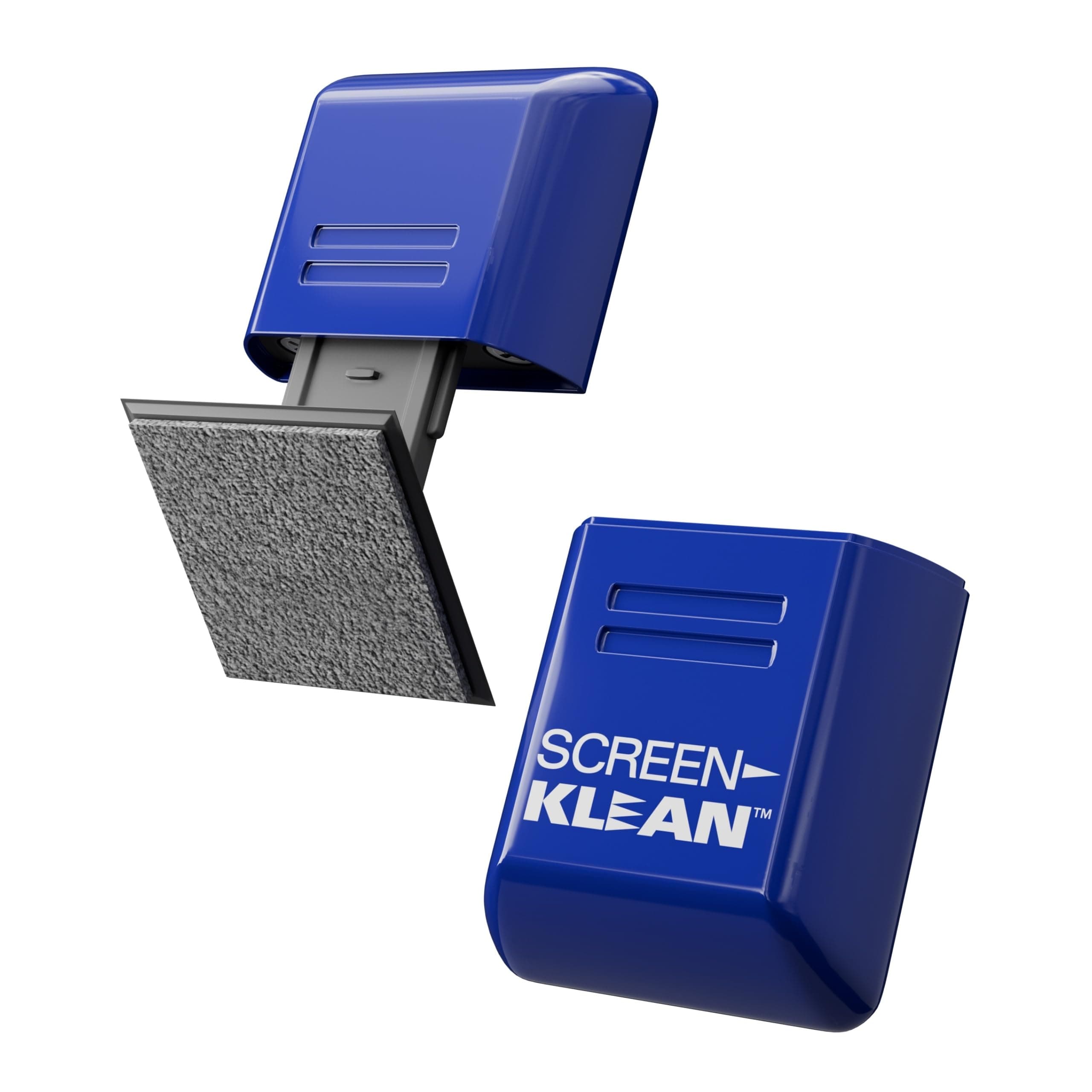 ScreenKlean Tablet Screen Cleaner - Compatible with iPad, Android & Amazon Tablet - with Carbon Microfiber Tech-Injected Blue-1 Count (Pack of 1)
