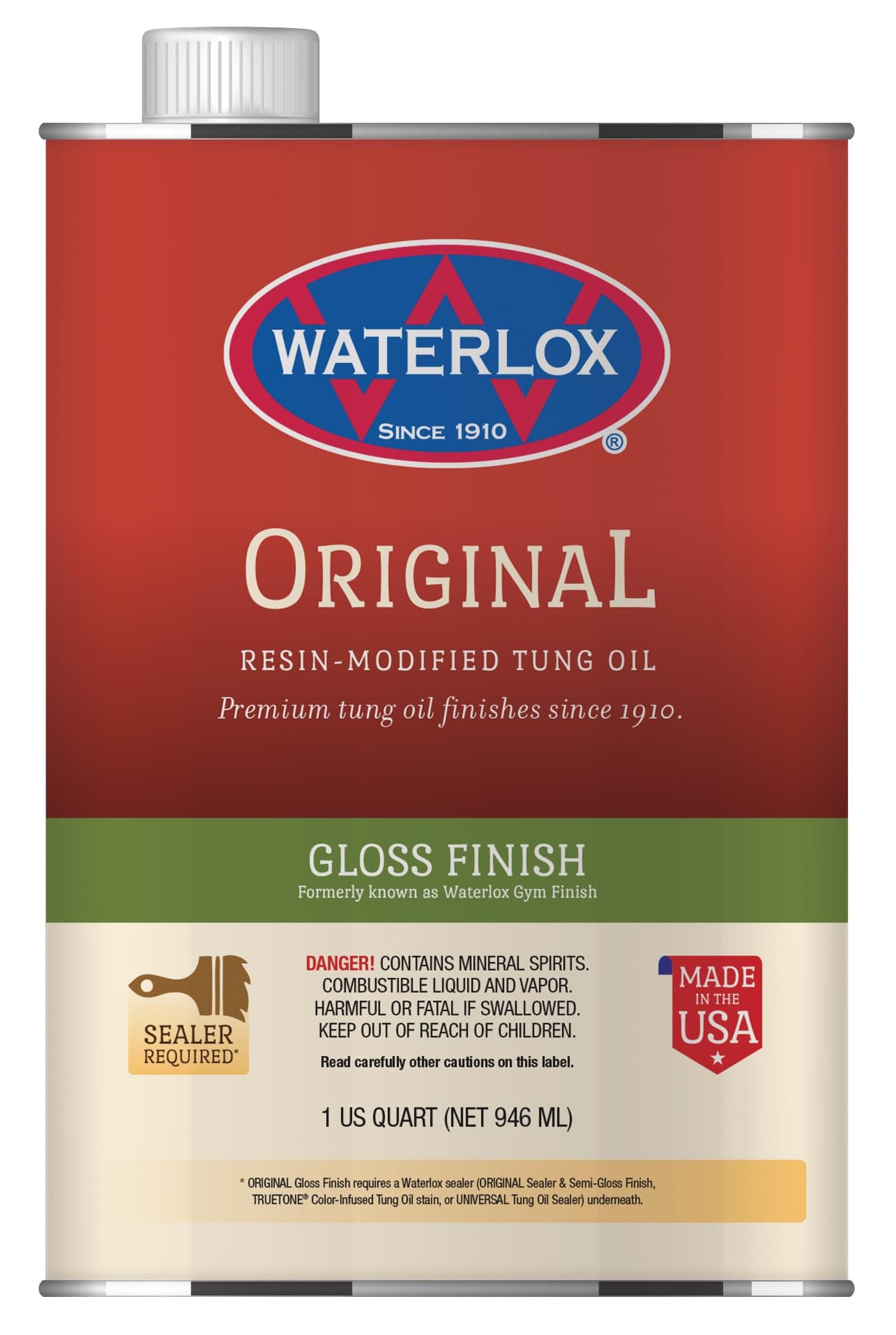 Waterlox Gloss Original Finish, Quart