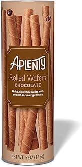 Chocolate Rolled Wafers, 5 Oz